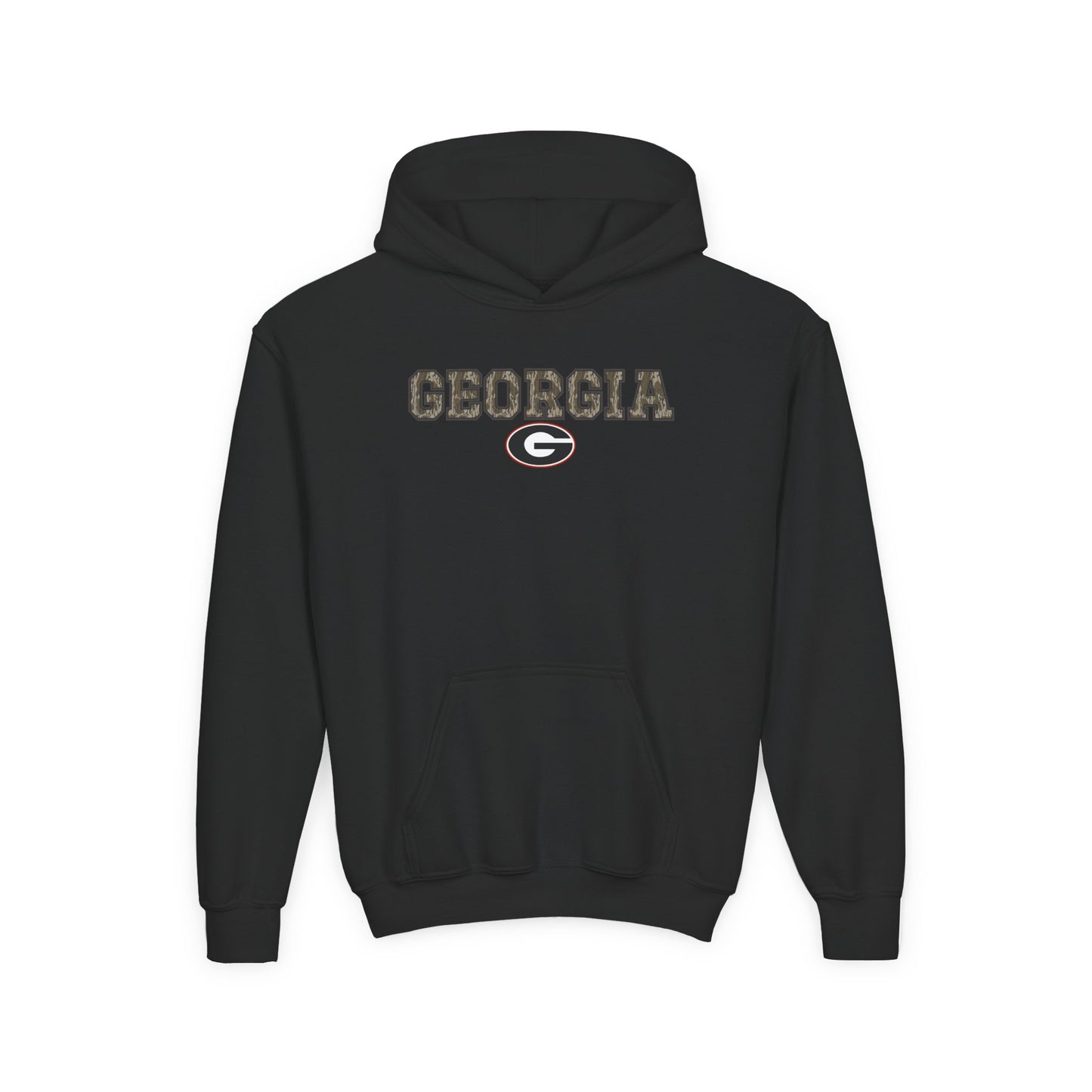 Camo Georgia G Youth Hoodie