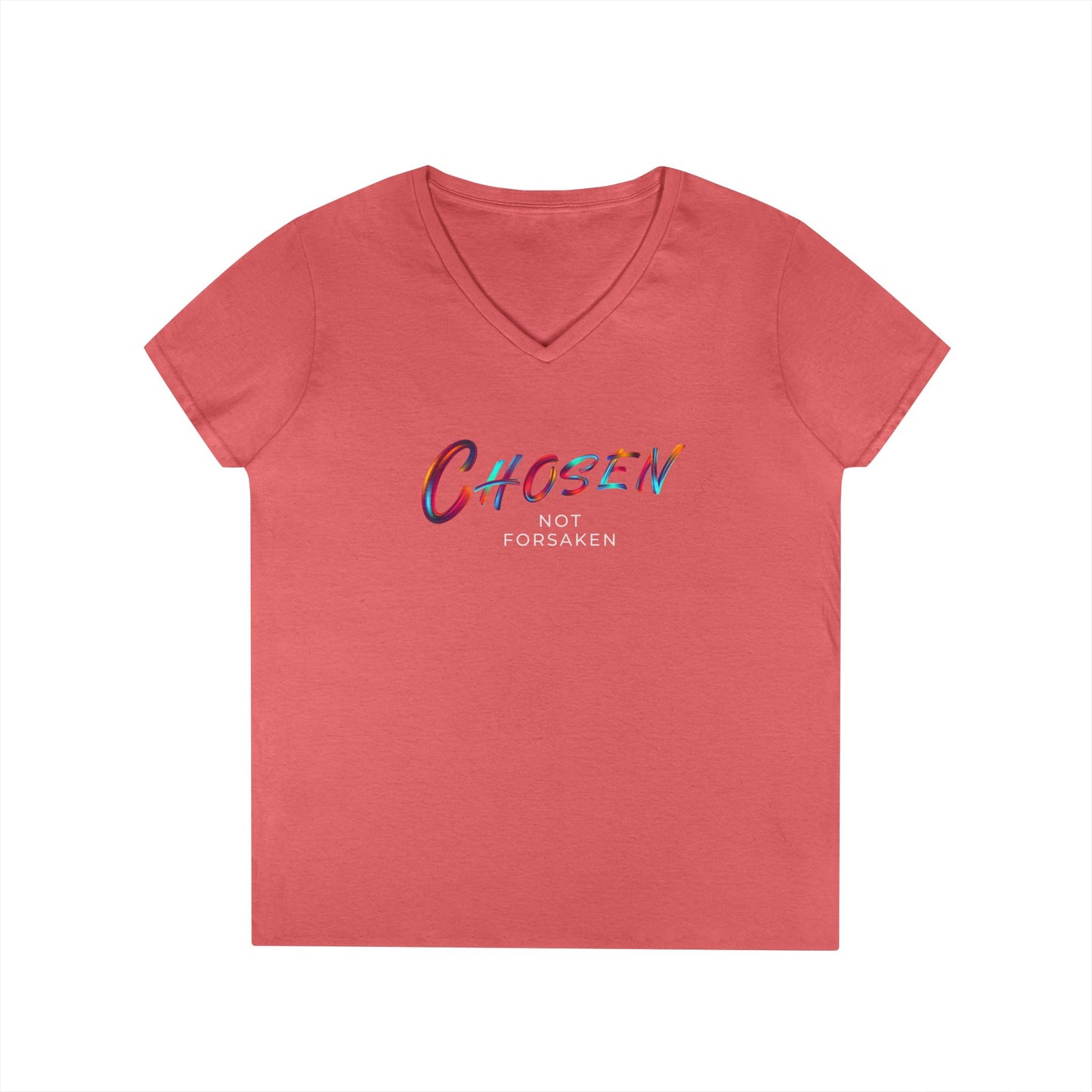 Chosen, Not Forsaken V-Neck T-Shirt