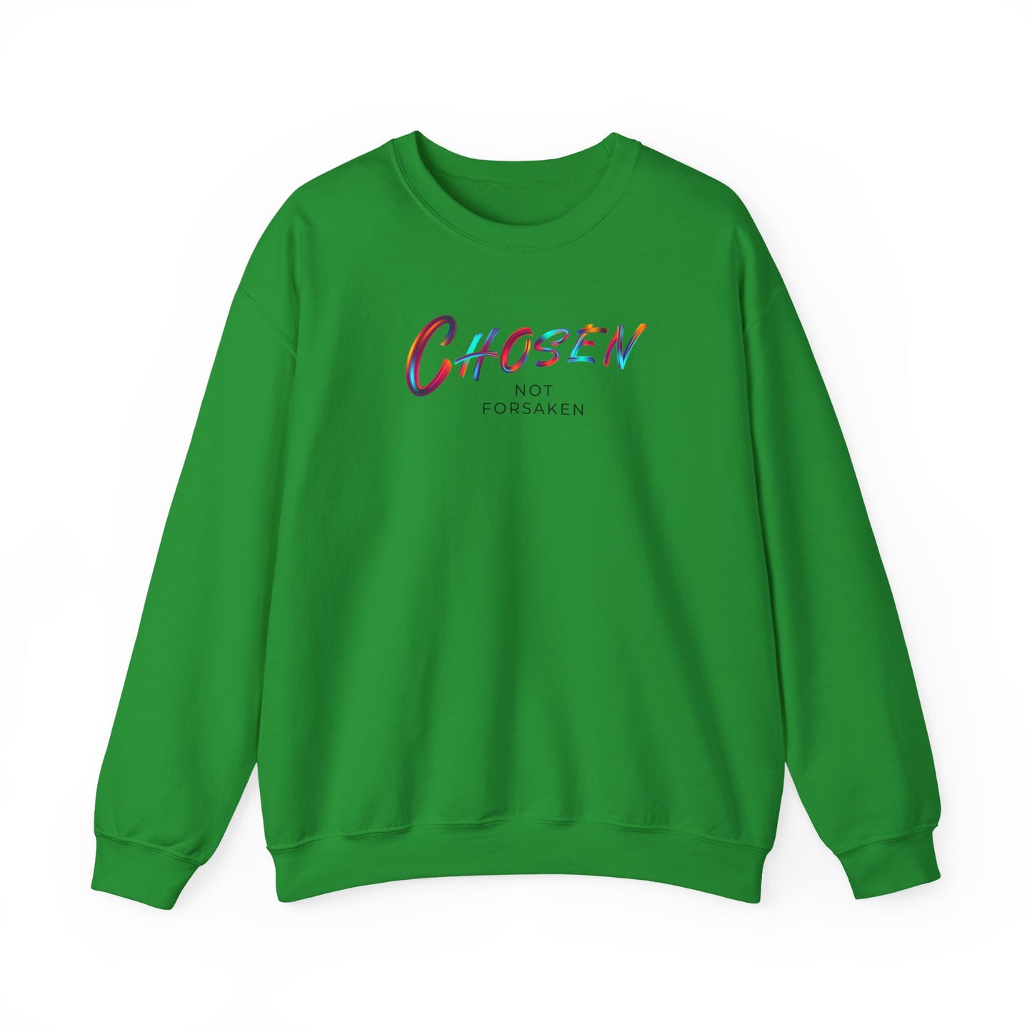 Chosen Not Forsaken Sweatshirt, Inspirational Crewneck, Faith-Based Apparel, Comfortable Unisex Sweatshirt, Perfect Gift for Believers