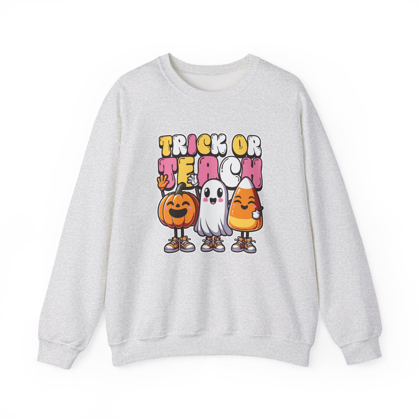 Halloween Trick or Teach Crewneck Sweatshirt
