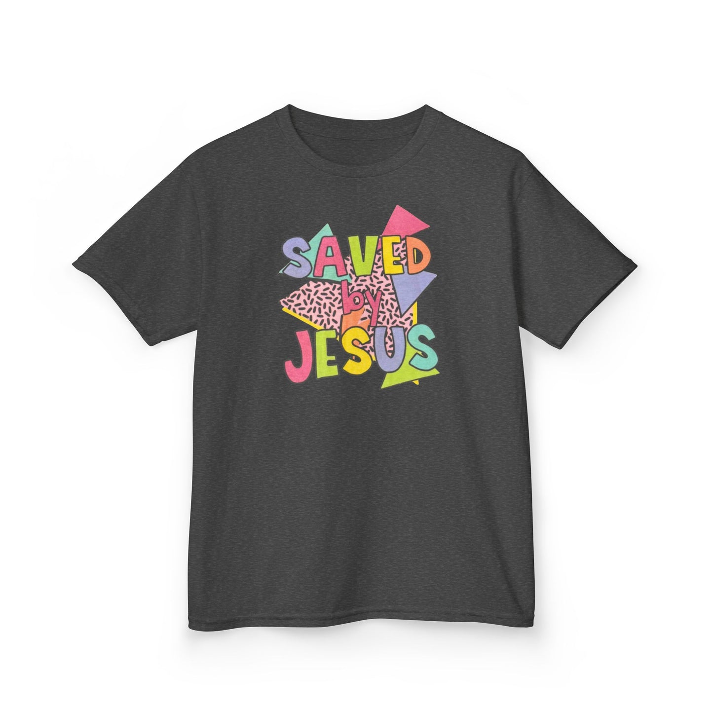 Retro Saved by Jesus Kids Tee
