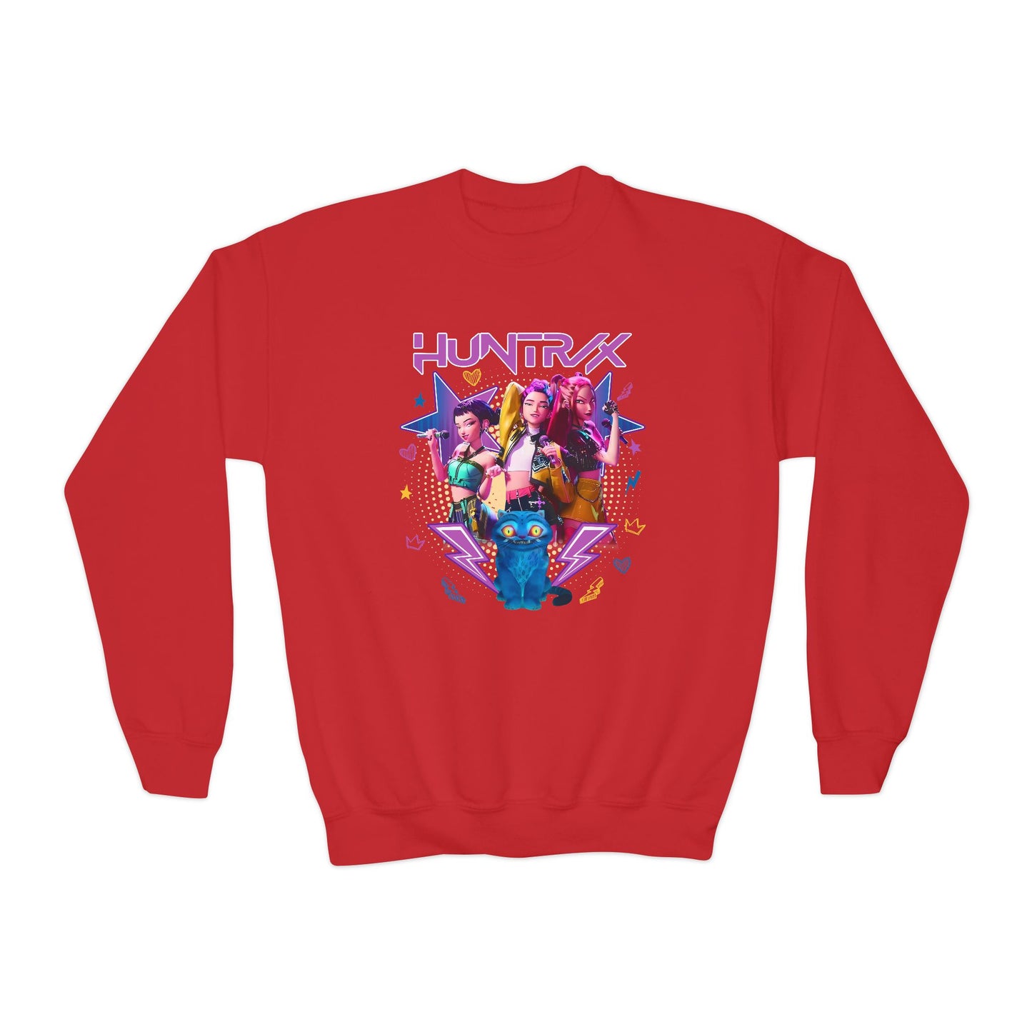kpop Huntrix Star Youth Crewneck Sweatshirt