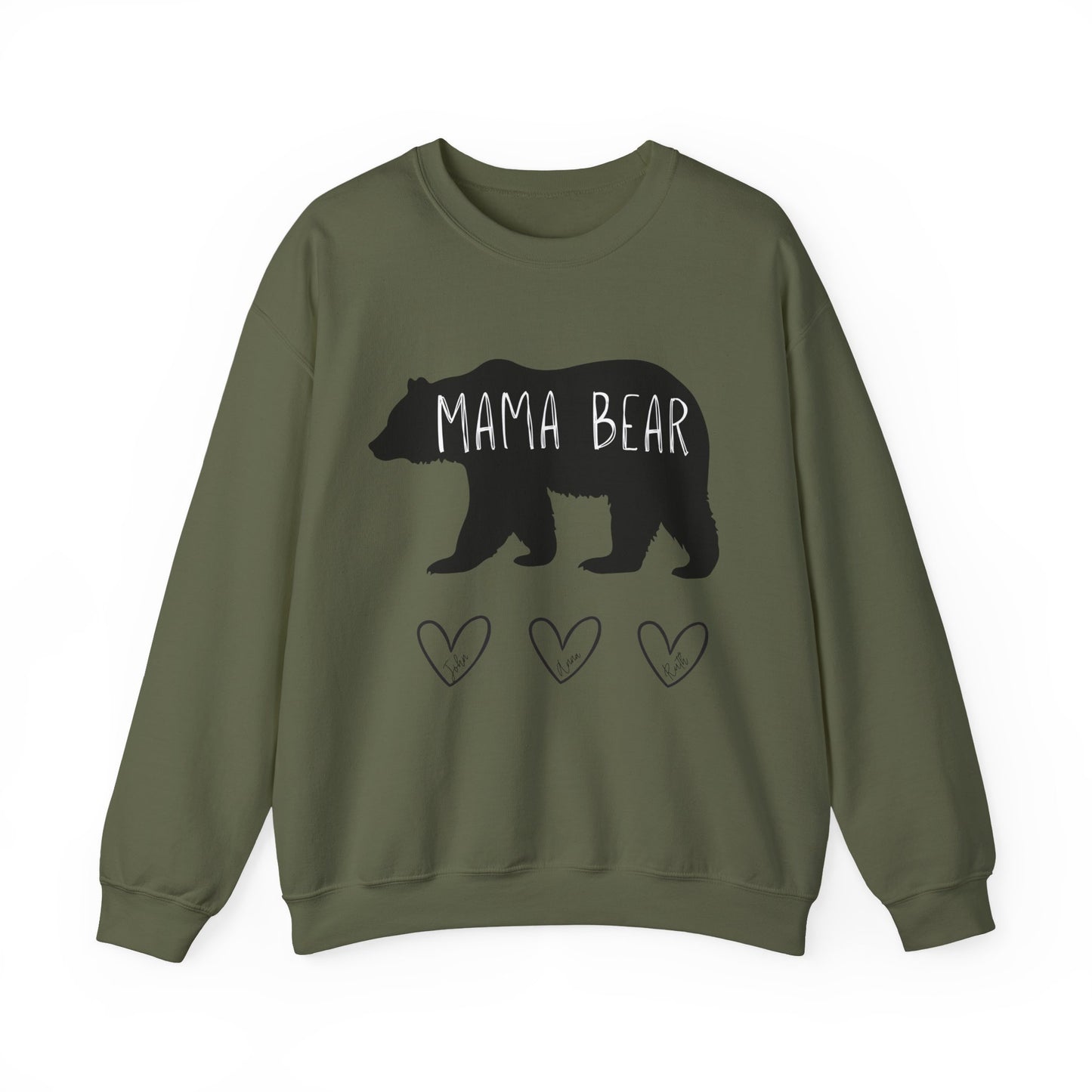 Personalized Mama Bear Crewneck Sweatshirt