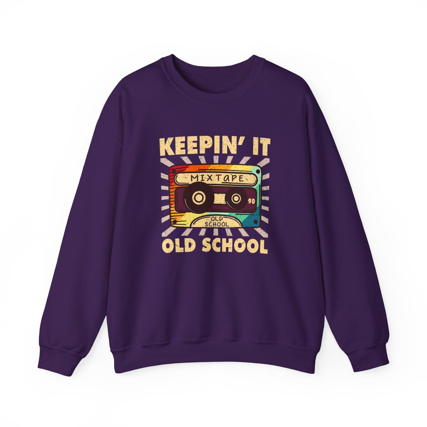 Retro Mixtape Crewneck Sweatshirt