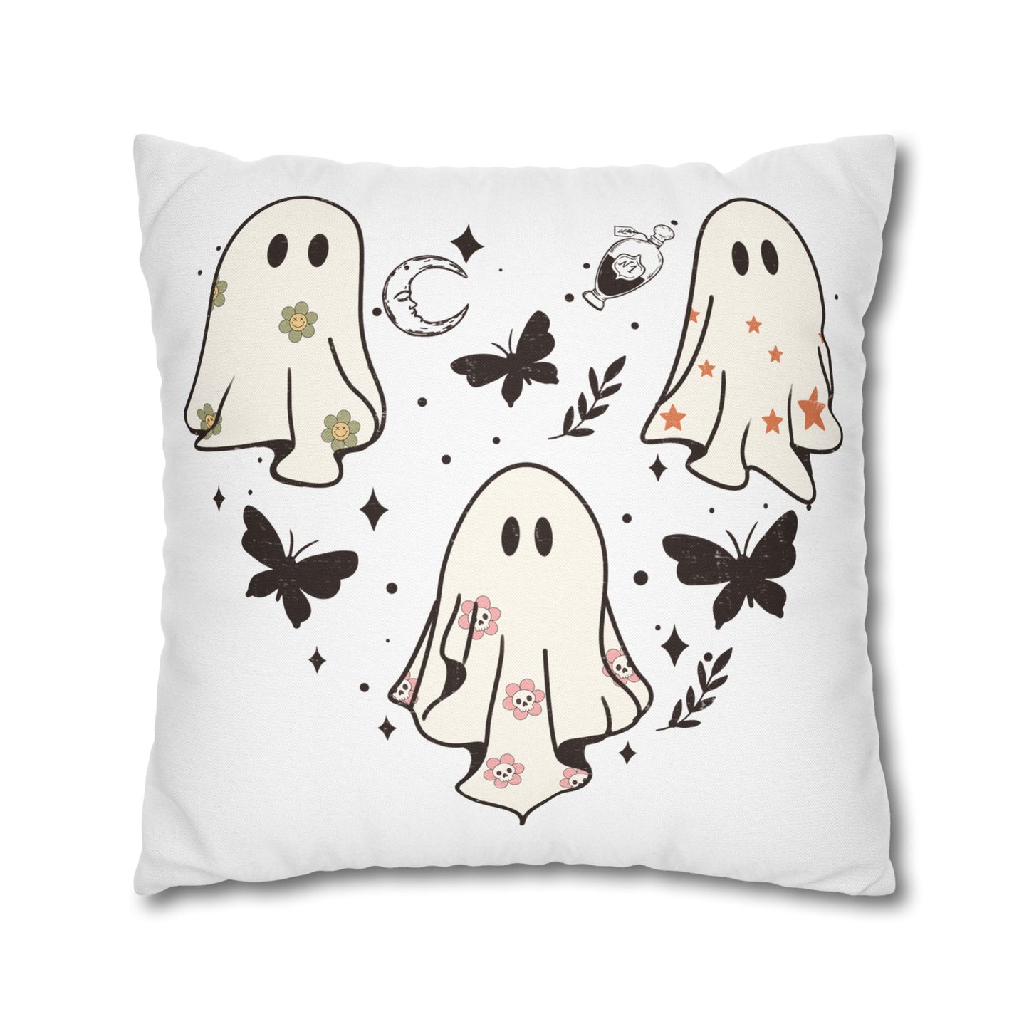 Double Sided Fall/Halloween Decorative Pillowcase