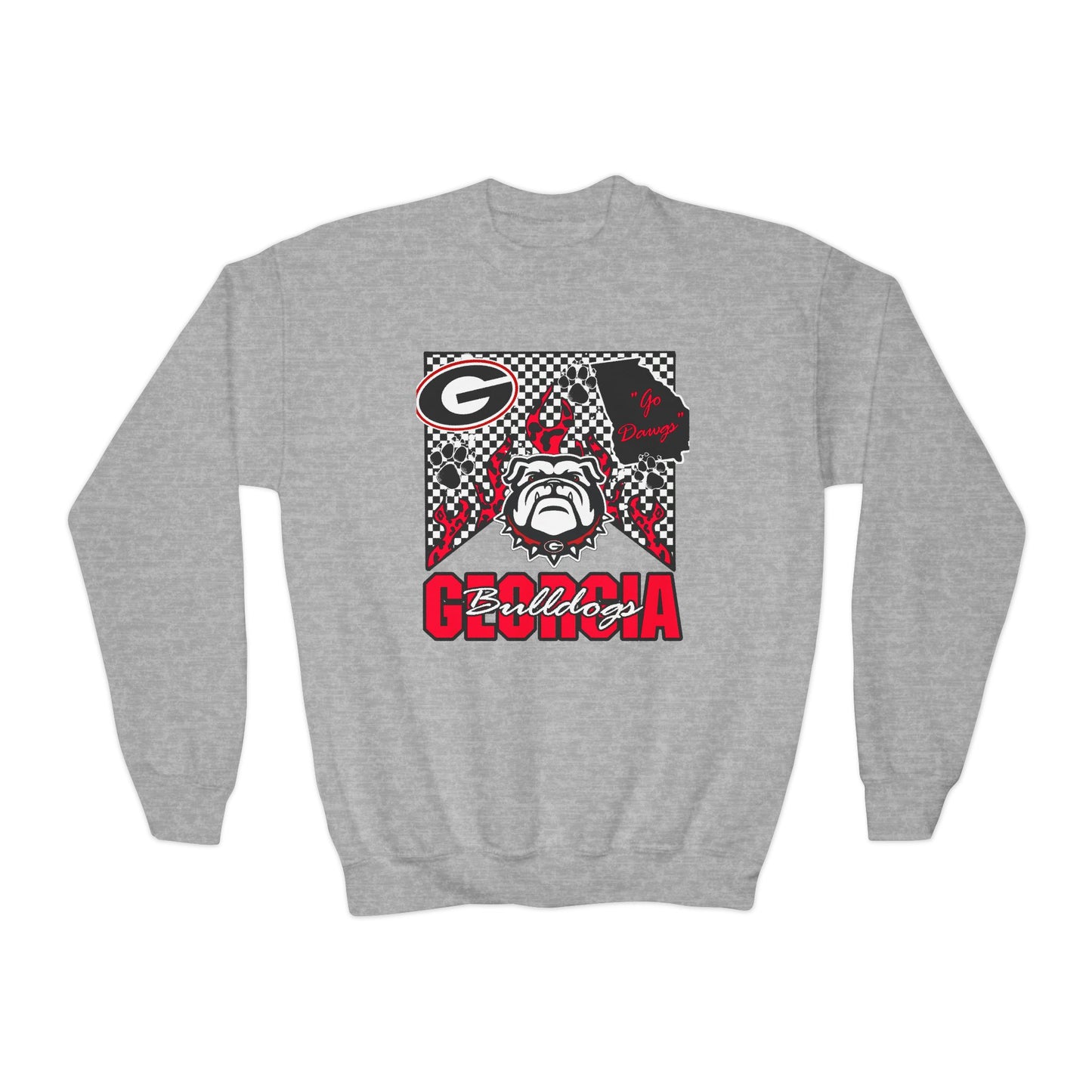 Georgia Bulldogs Youth Crewneck Sweatshirt