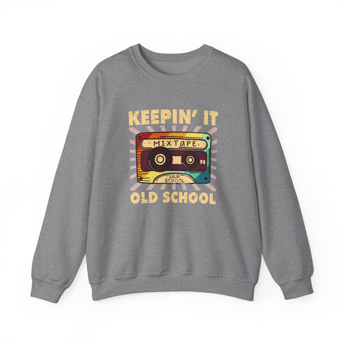 Retro Mixtape Crewneck Sweatshirt