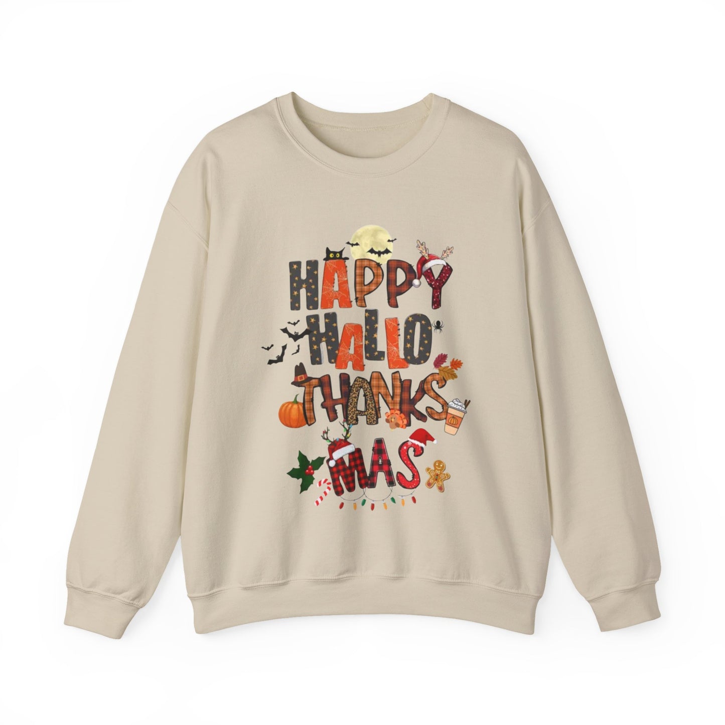 Happy Hallothanksmas Crewneck Sweatshirt