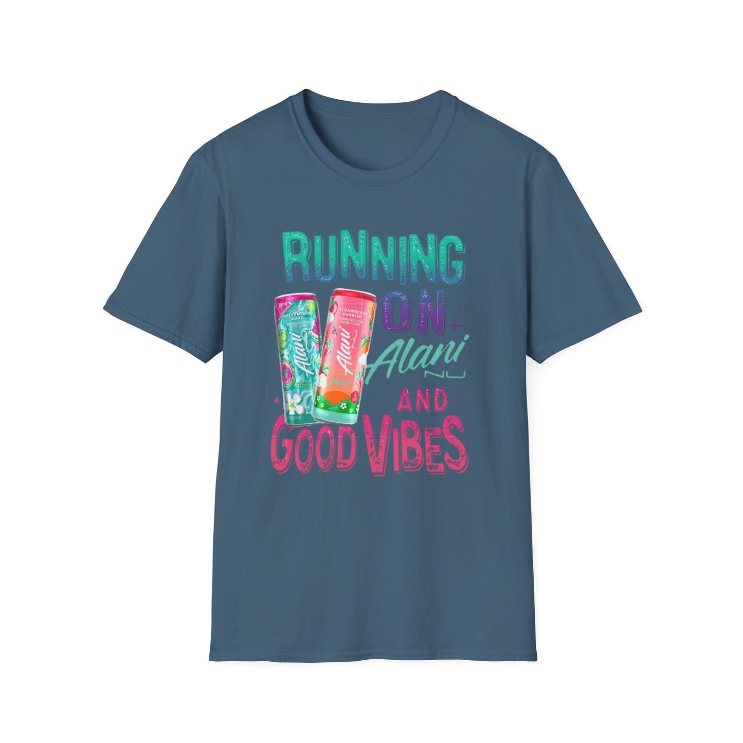 Running on Alani and Good Vibes Unisex Softstyle T-Shirt