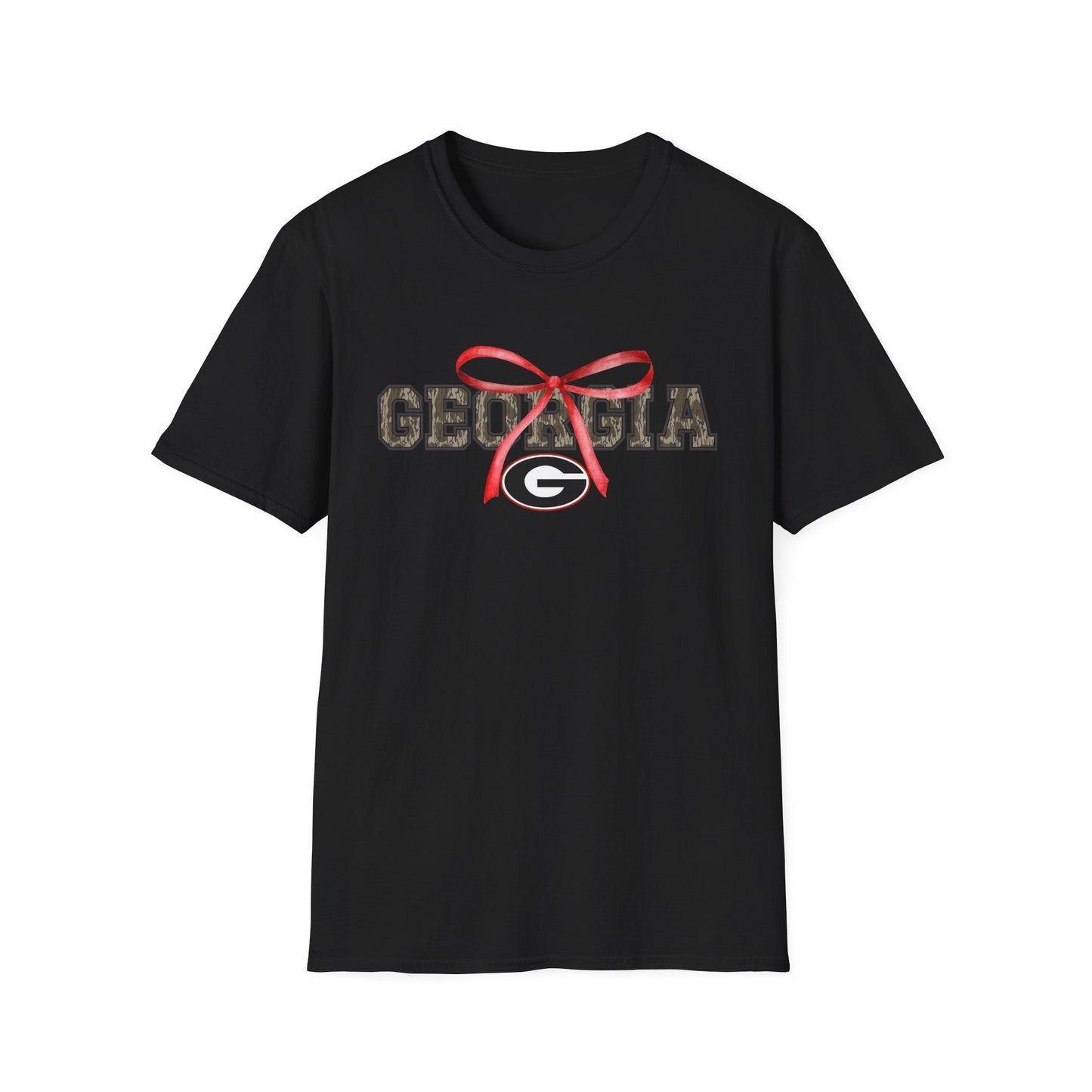 Camo Georgia with Bow T-Shirt