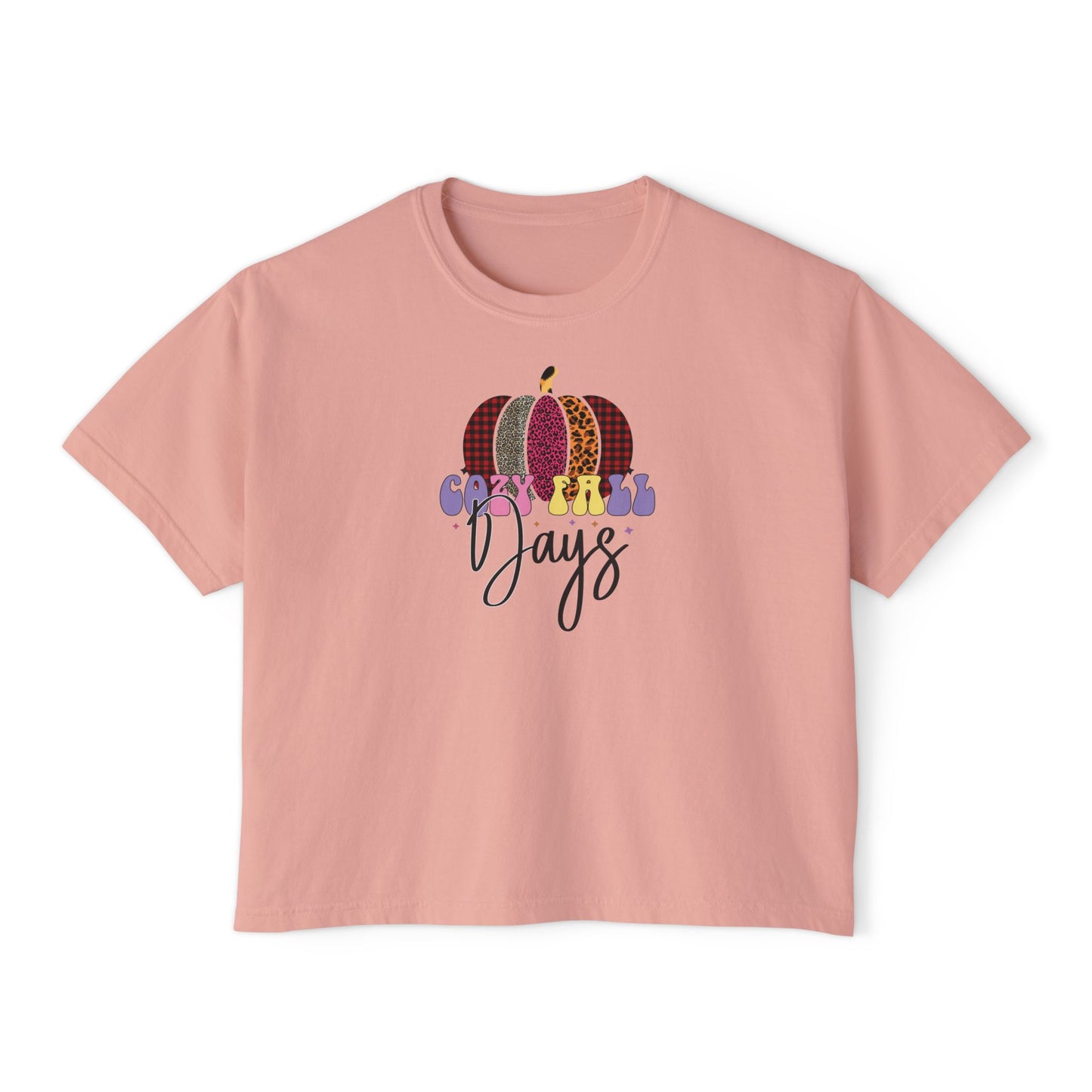 Cozy Fall Days Women's Boxy Tee