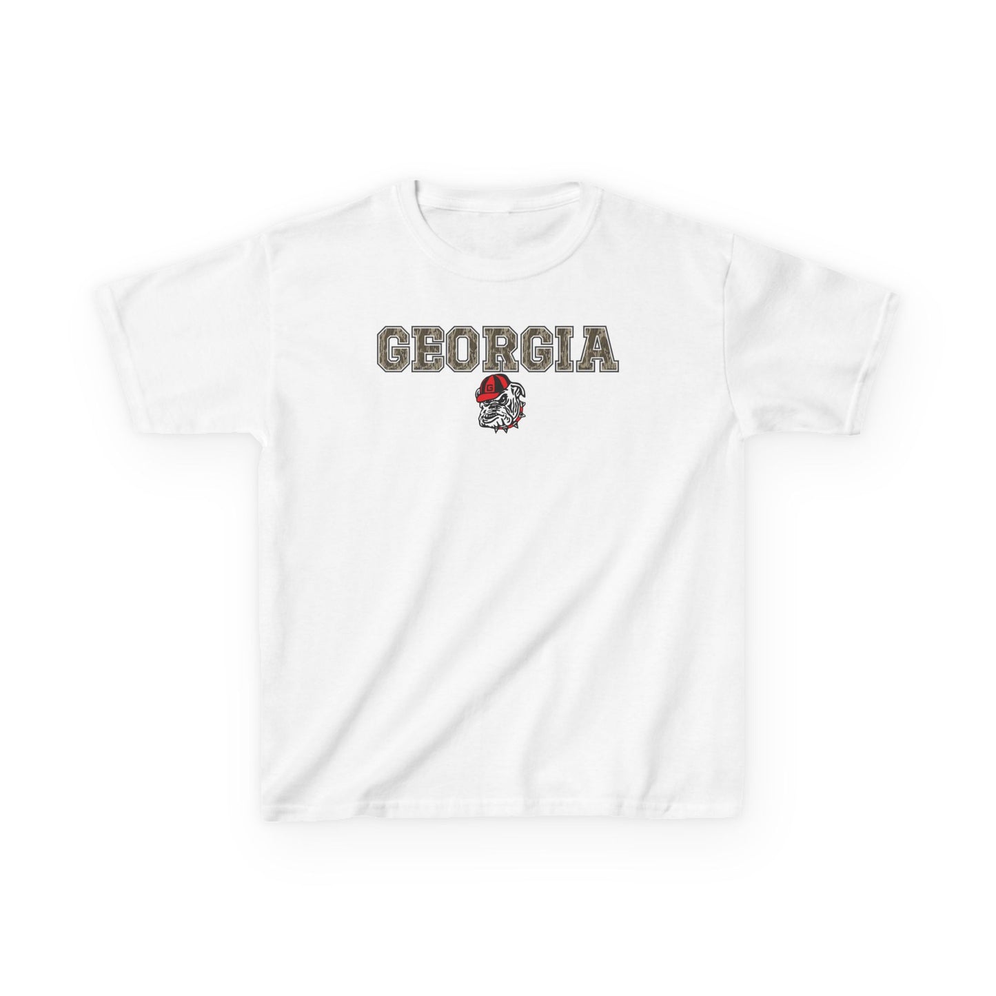 Camo Georgia Dog Youth Tee