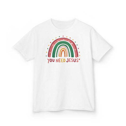 Kids Rainbow Jesus Tee
