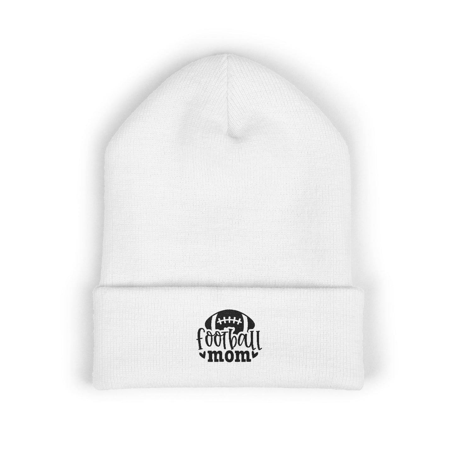 Football Mom Embroidered Beanie