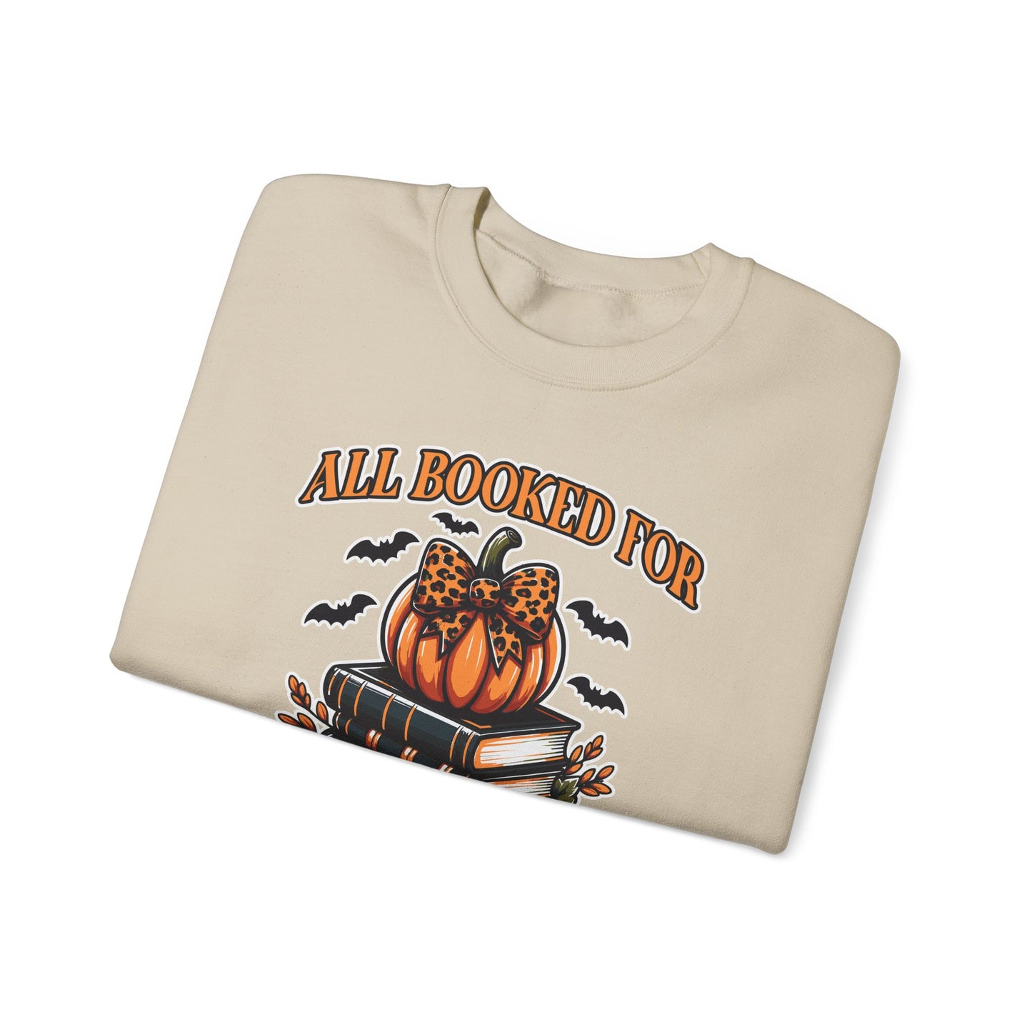 All Booked For Halloween Crewneck Sweatshirt