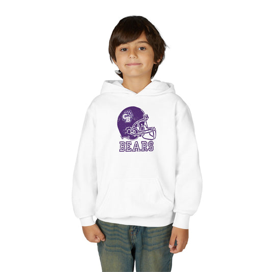 CB Bears Helmet Youth Hoodie