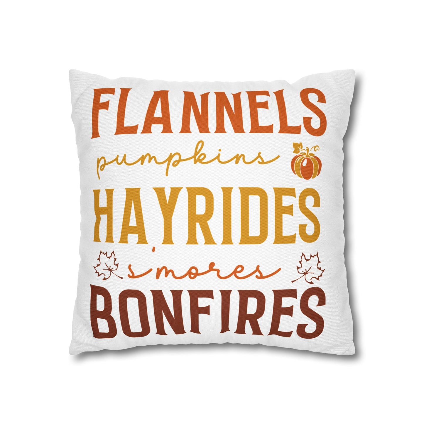 Double Sided Fall/Halloween Decorative Pillowcase