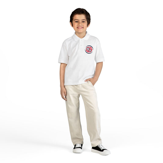 Youth Polo Shirt with WLA Globe Logo