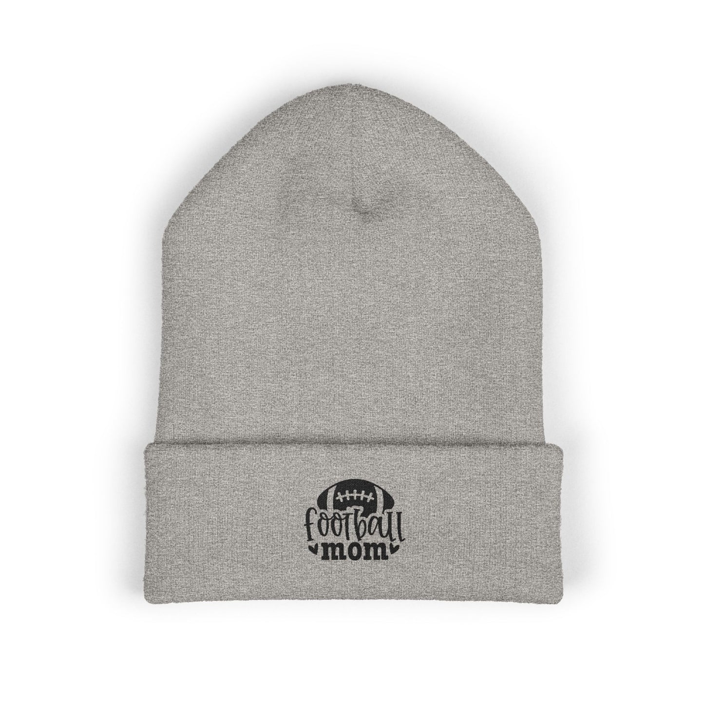 Football Mom Embroidered Beanie