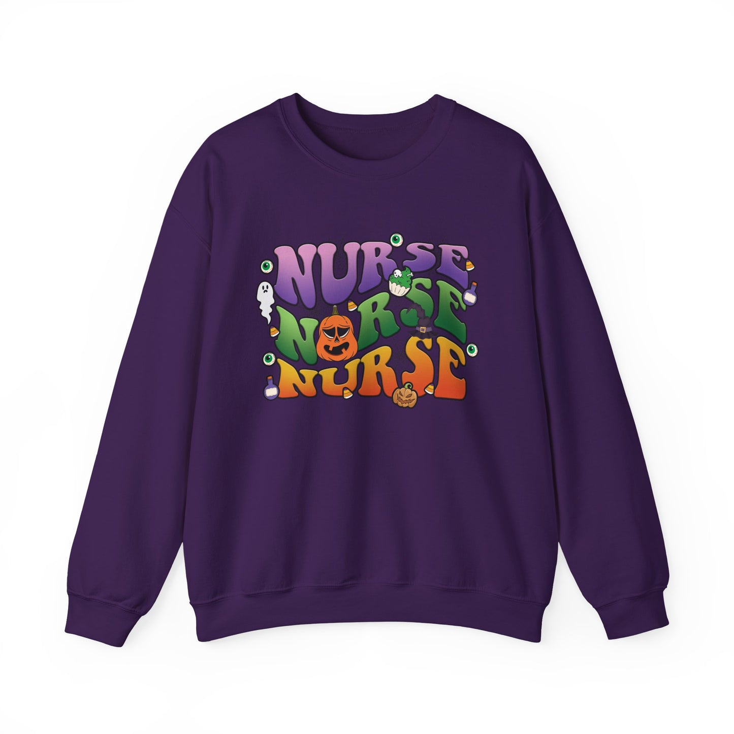 Halloween Wavy Nurse Sweatshirt