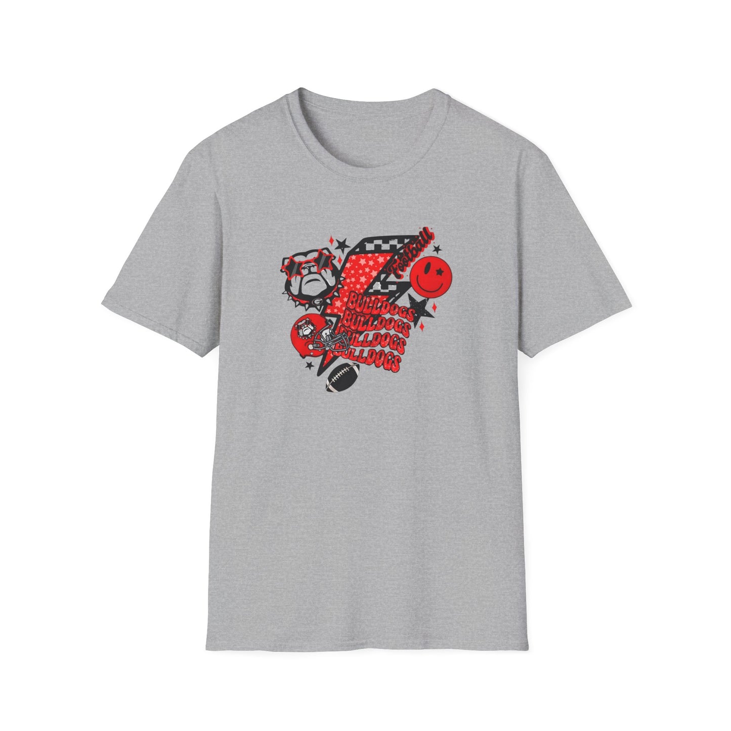Playful Bulldogs Softstyle T-Shirt