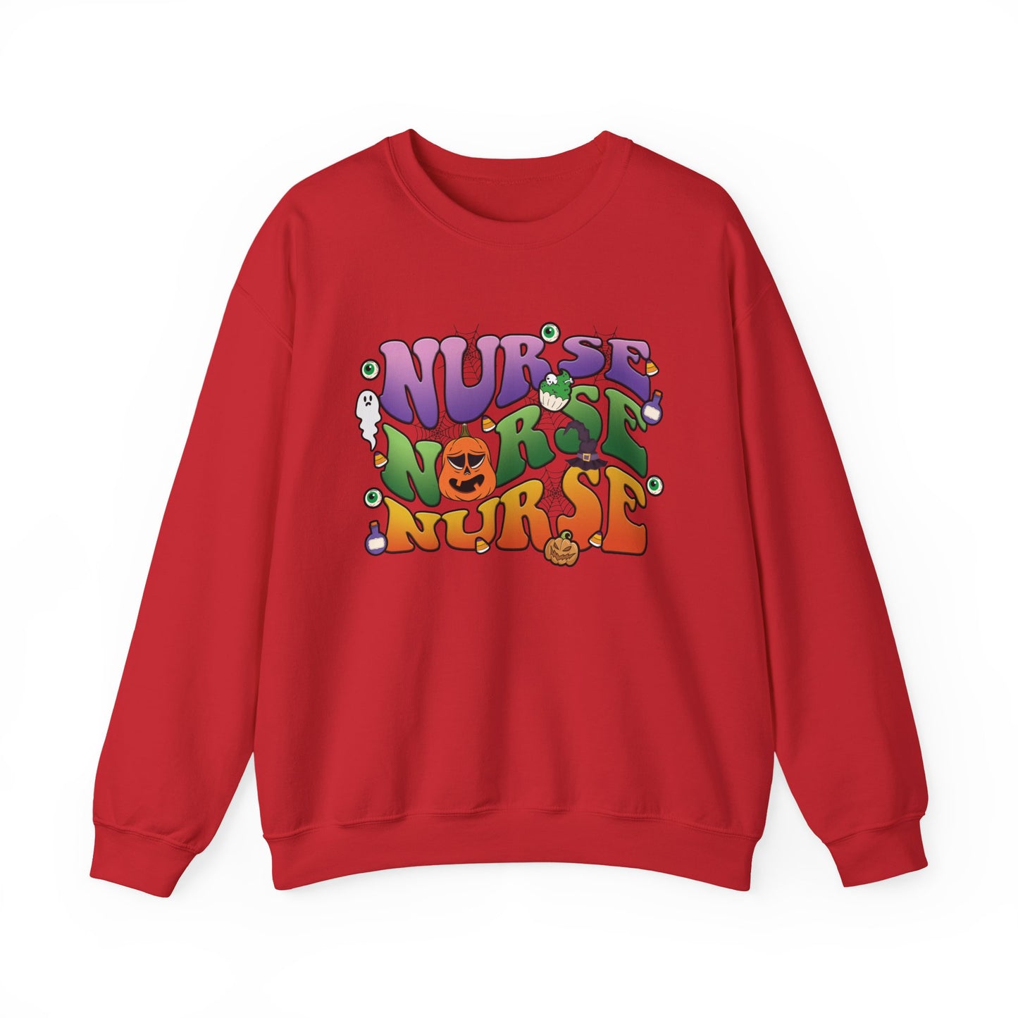 Halloween Wavy Nurse Sweatshirt