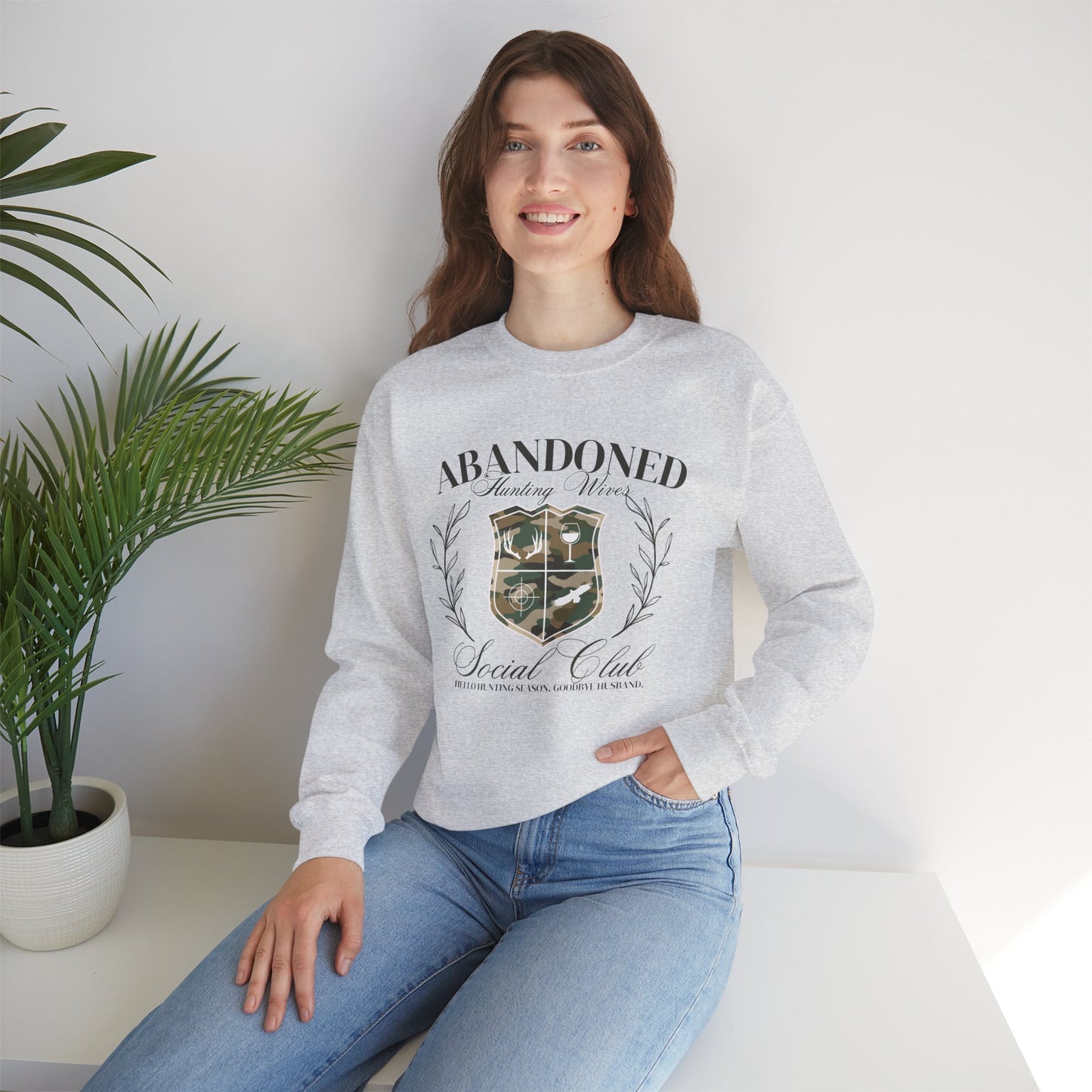 Abandoned Wives Social Club Crewneck Sweatshirt