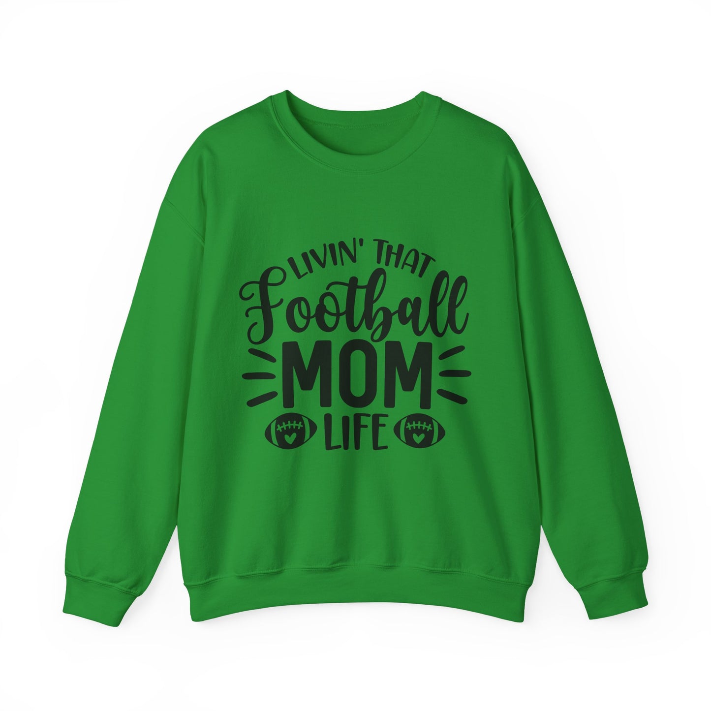 Football Mom Life Crewneck Sweatshirt