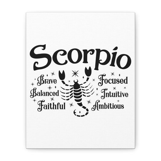 Scorpio Canvas Wall Art