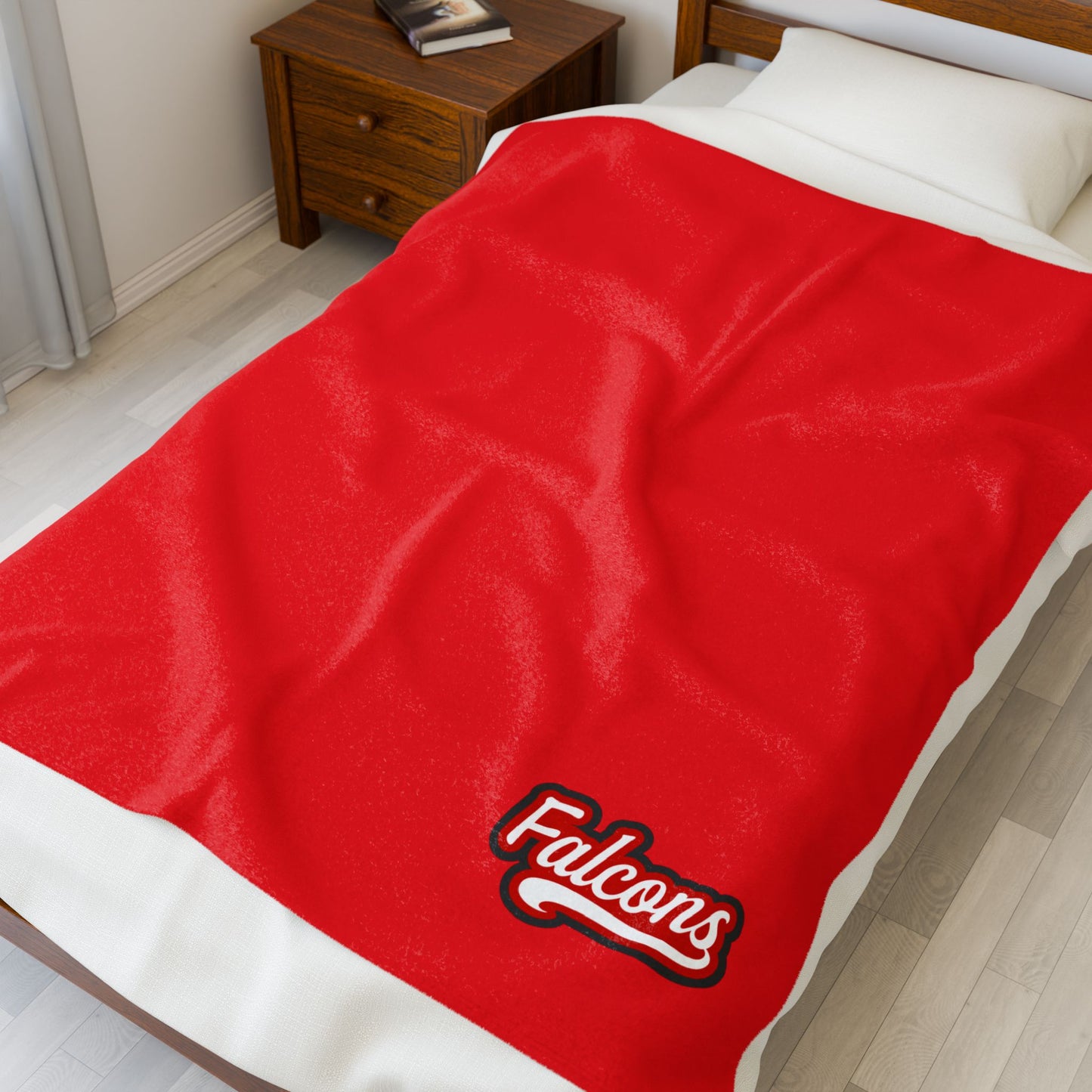 Cozy Velveteen Plush Blanket for Fans