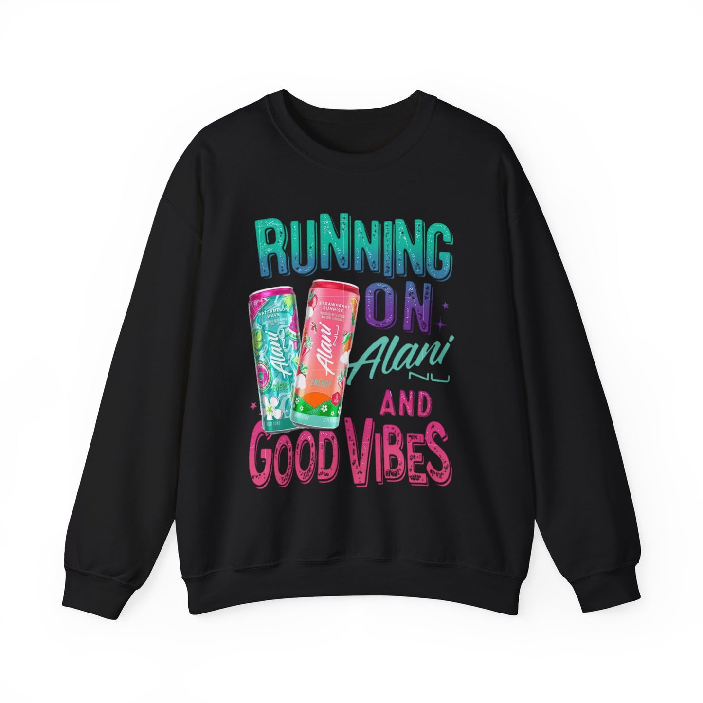 Running on Alani and Good Vibes Sweatshirt