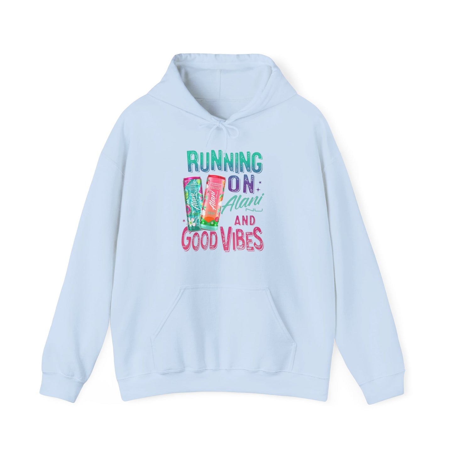 Running on Alani and Good Vibes Hoodie