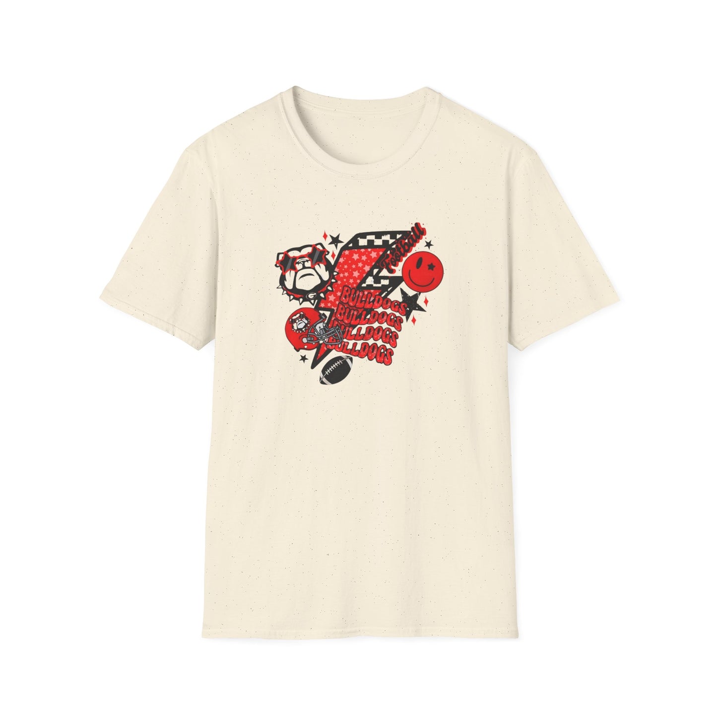 Playful Bulldogs Softstyle T-Shirt