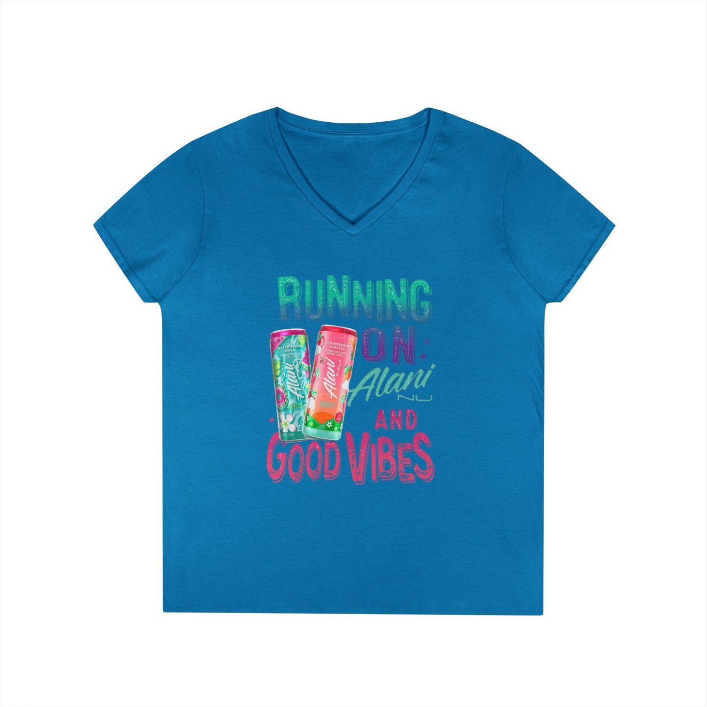 Running on Alani and a Prayer  V-Neck T-Shirt