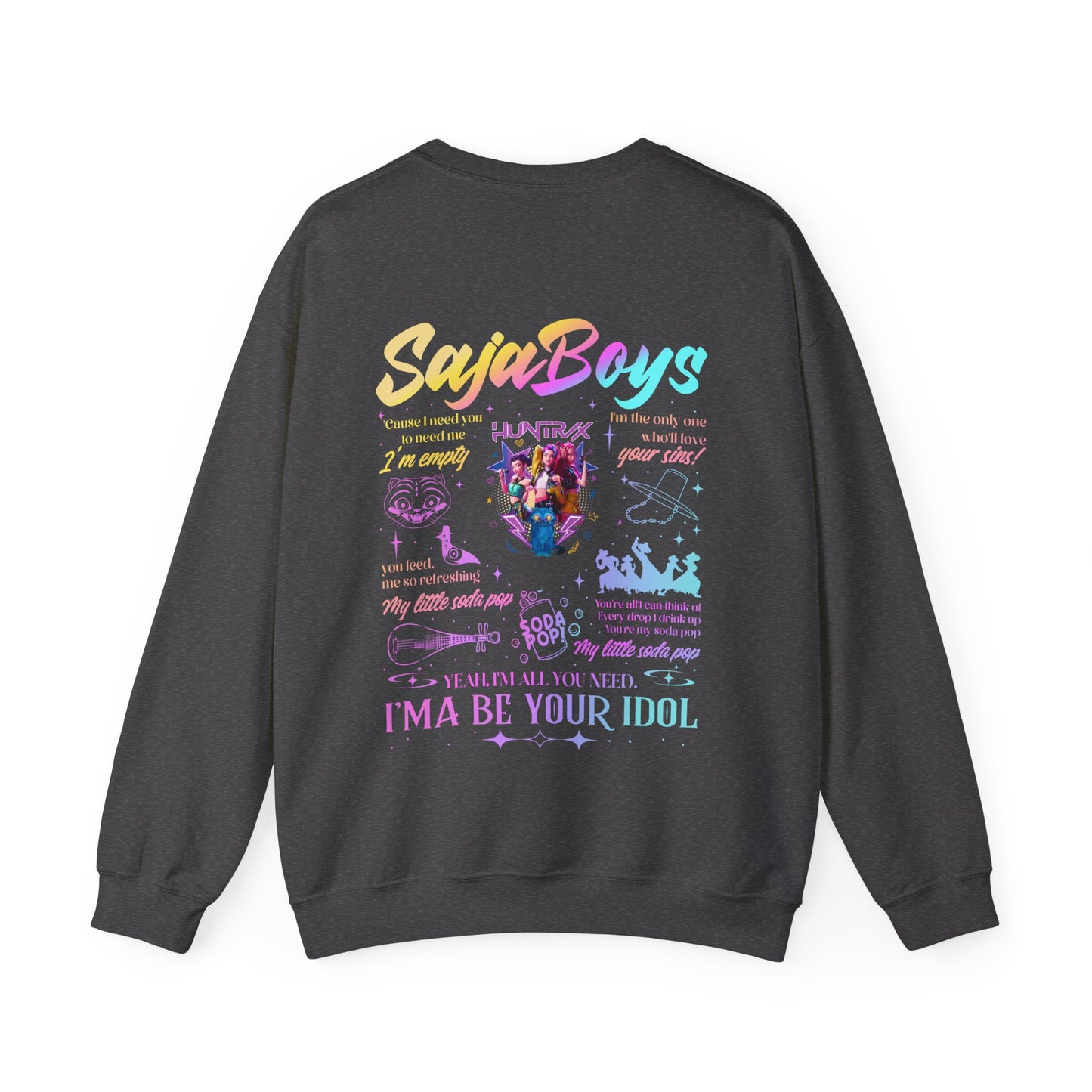 Unisex Crewneck Sweatshirt - Unique Graphic Tees, Casual Wear for Fans, Cozy Pullover, Perfect Gift for Occasions, Trendy Streetwear