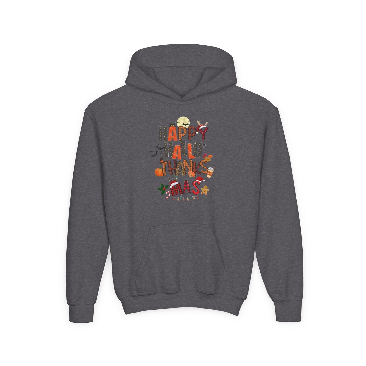 Happy Hallothanksmas Youth Hoodie