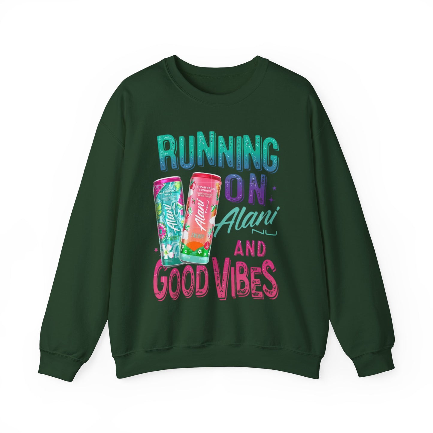 Running on Alani and Good Vibes Sweatshirt