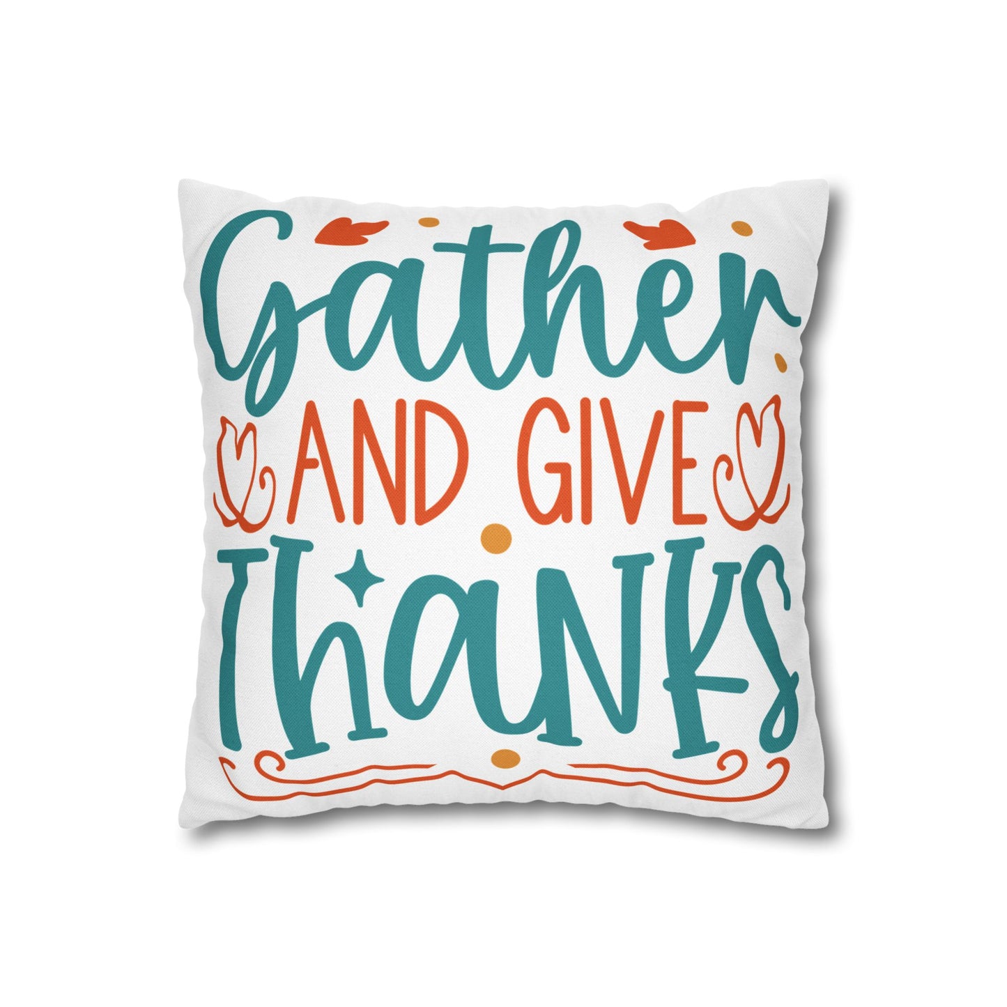 Double Sided Fall/Thanksgiving Decorative Pillowcase