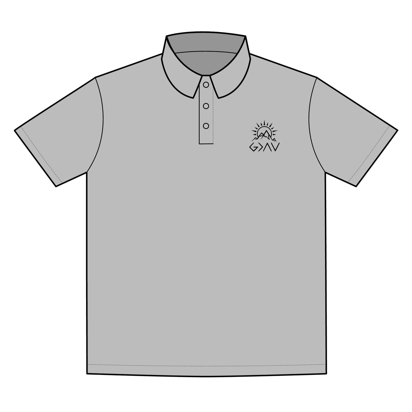 God is Greater Men's Performance Polo