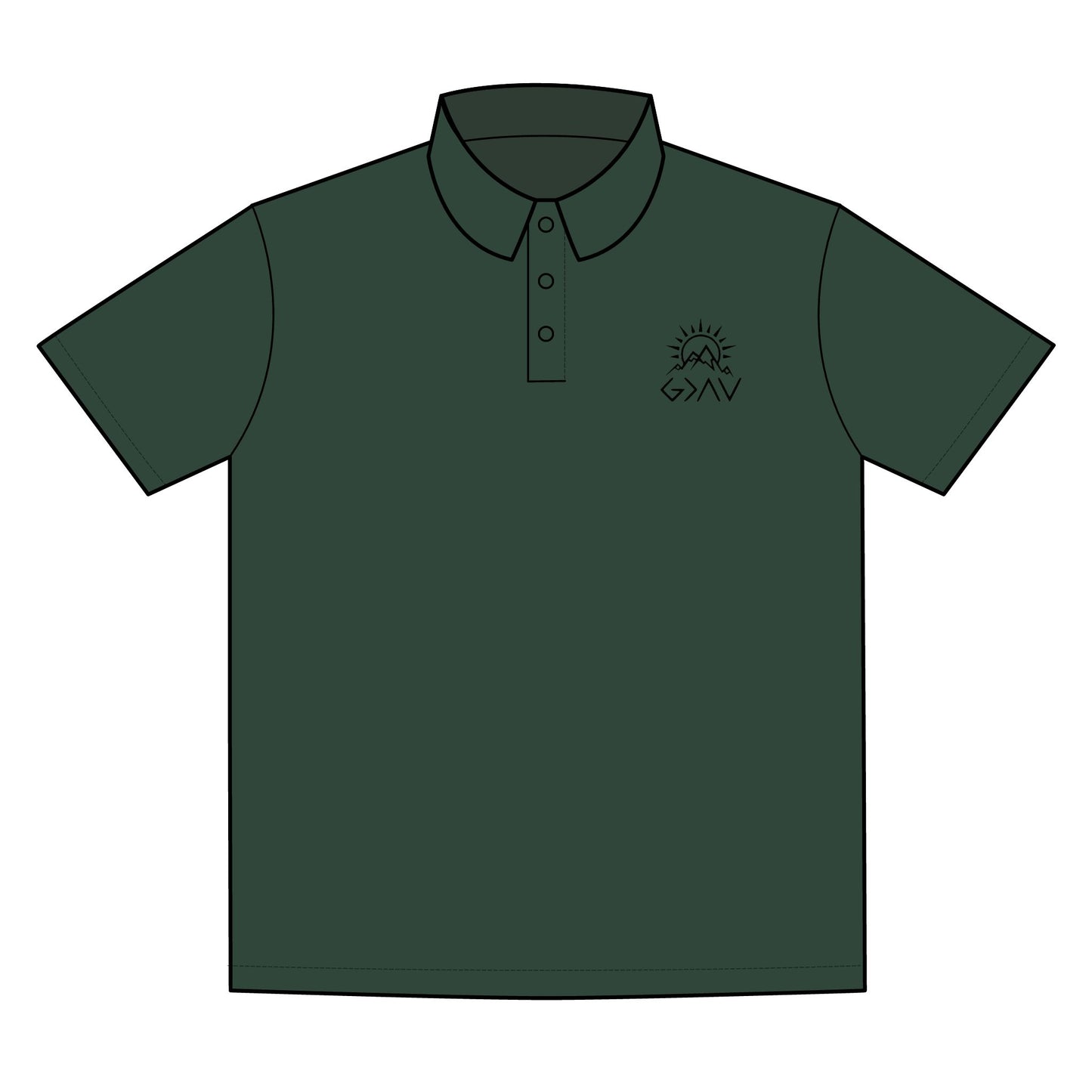 God is Greater Men's Performance Polo