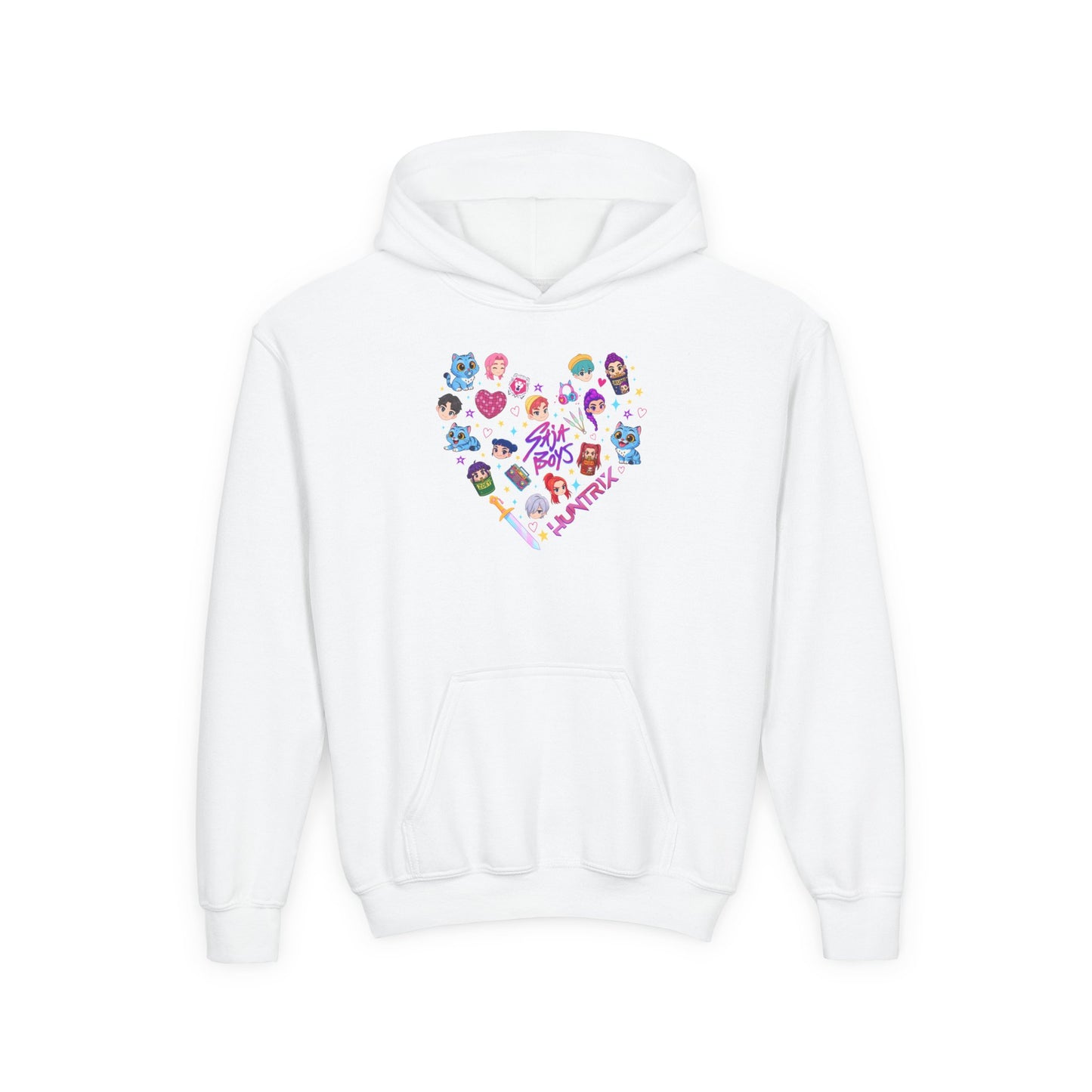 Youth Kpop Character Heart Hoodie