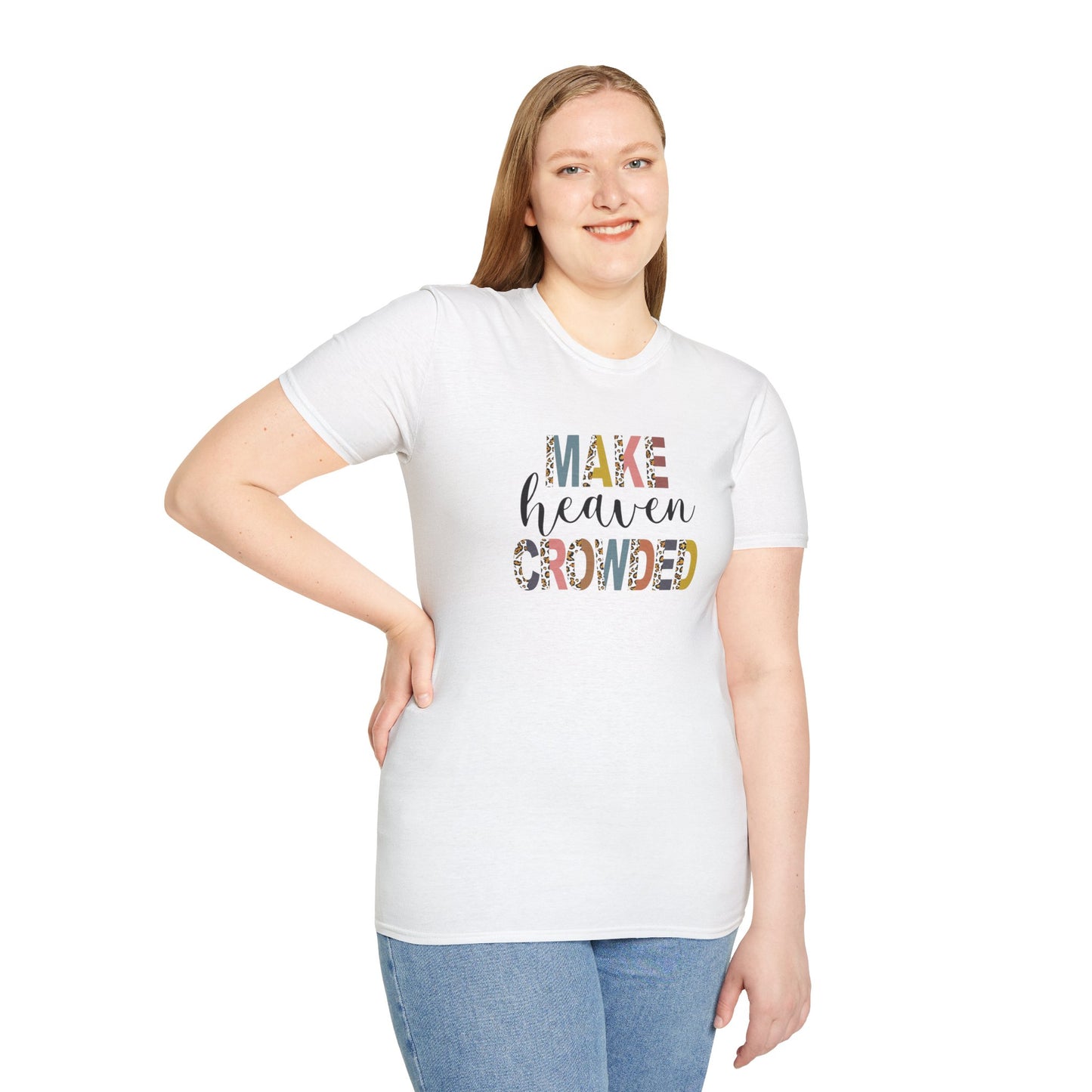 Make Heaven Crowded Unisex Softstyle T-Shirt