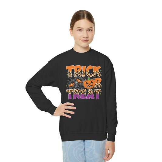Youth Halloween Trick or Treat Sweatshirt