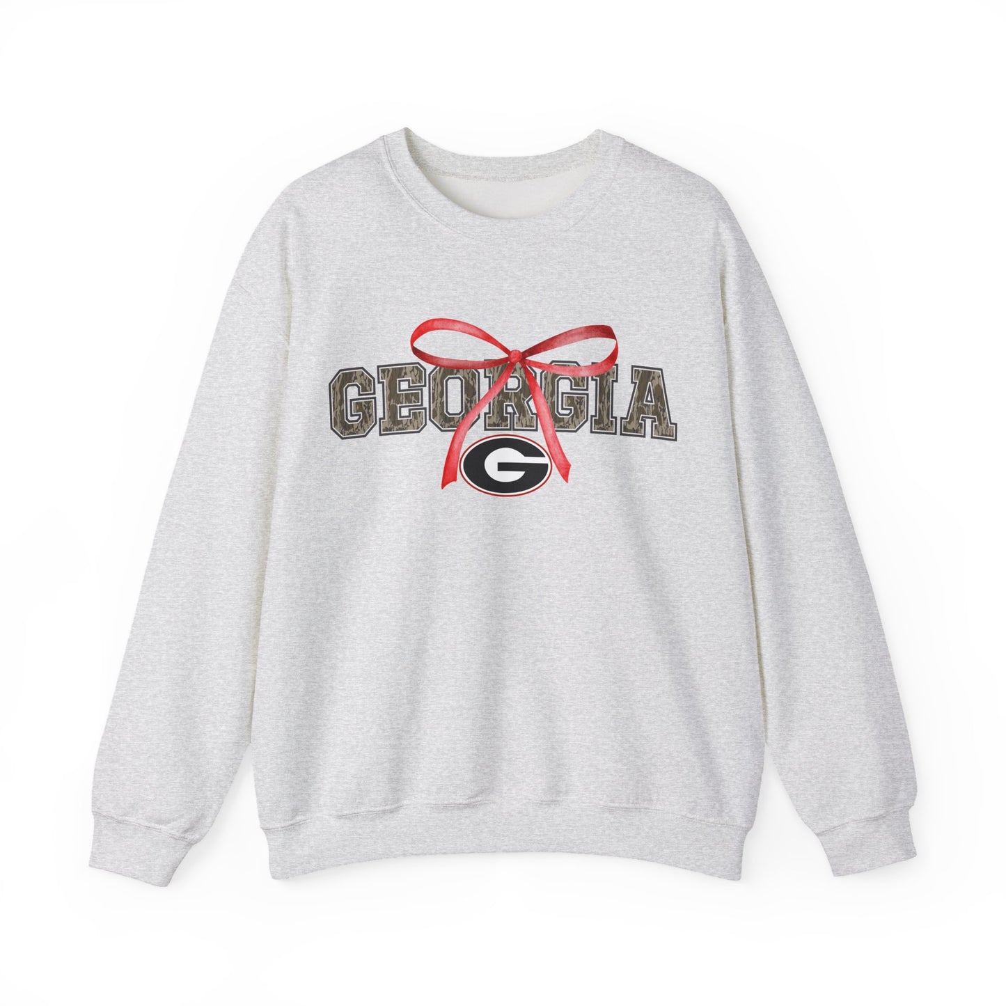 Camo Georgia Bow Crewneck Sweatshirt