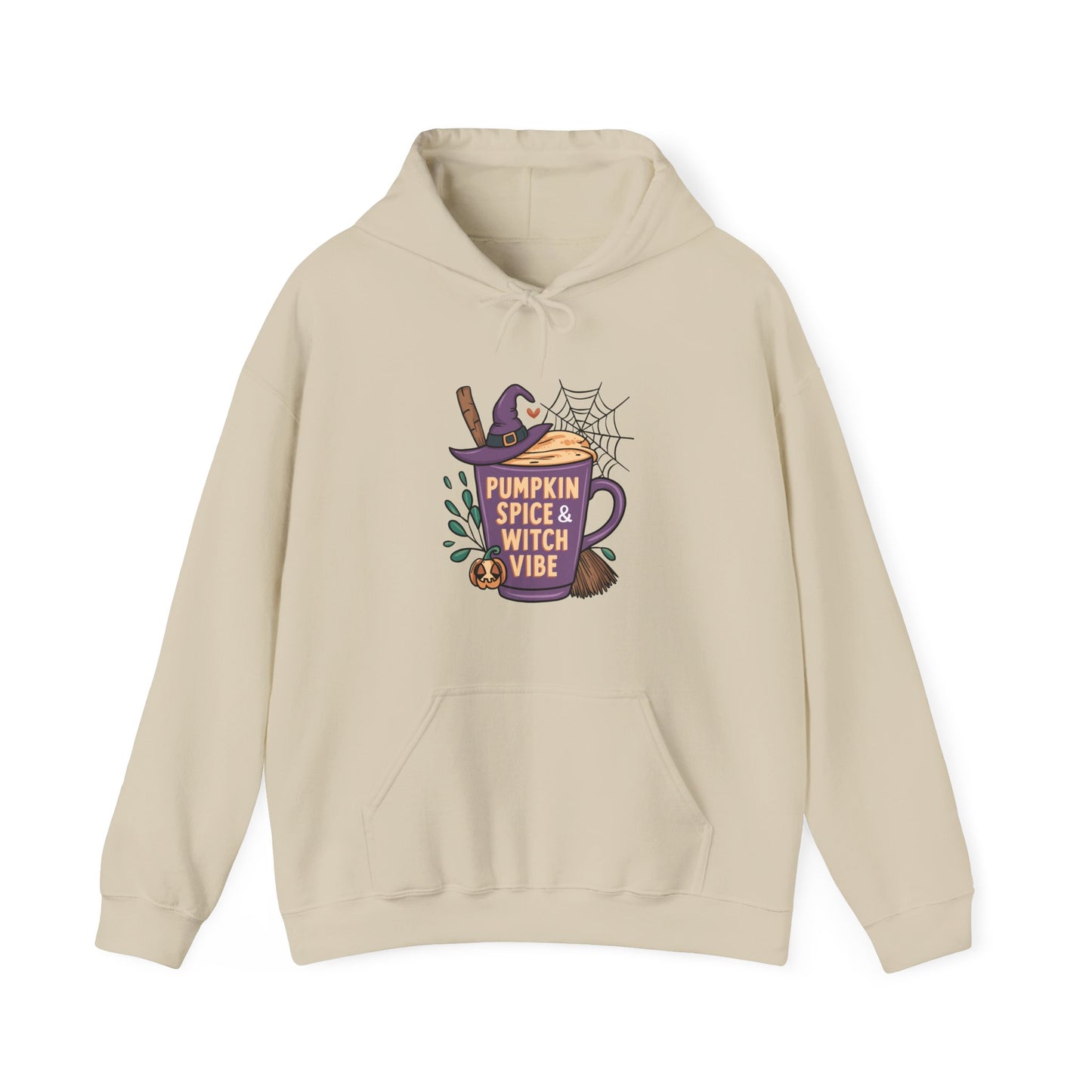 Pumpkin Spice & Witch Vibe Hoodie