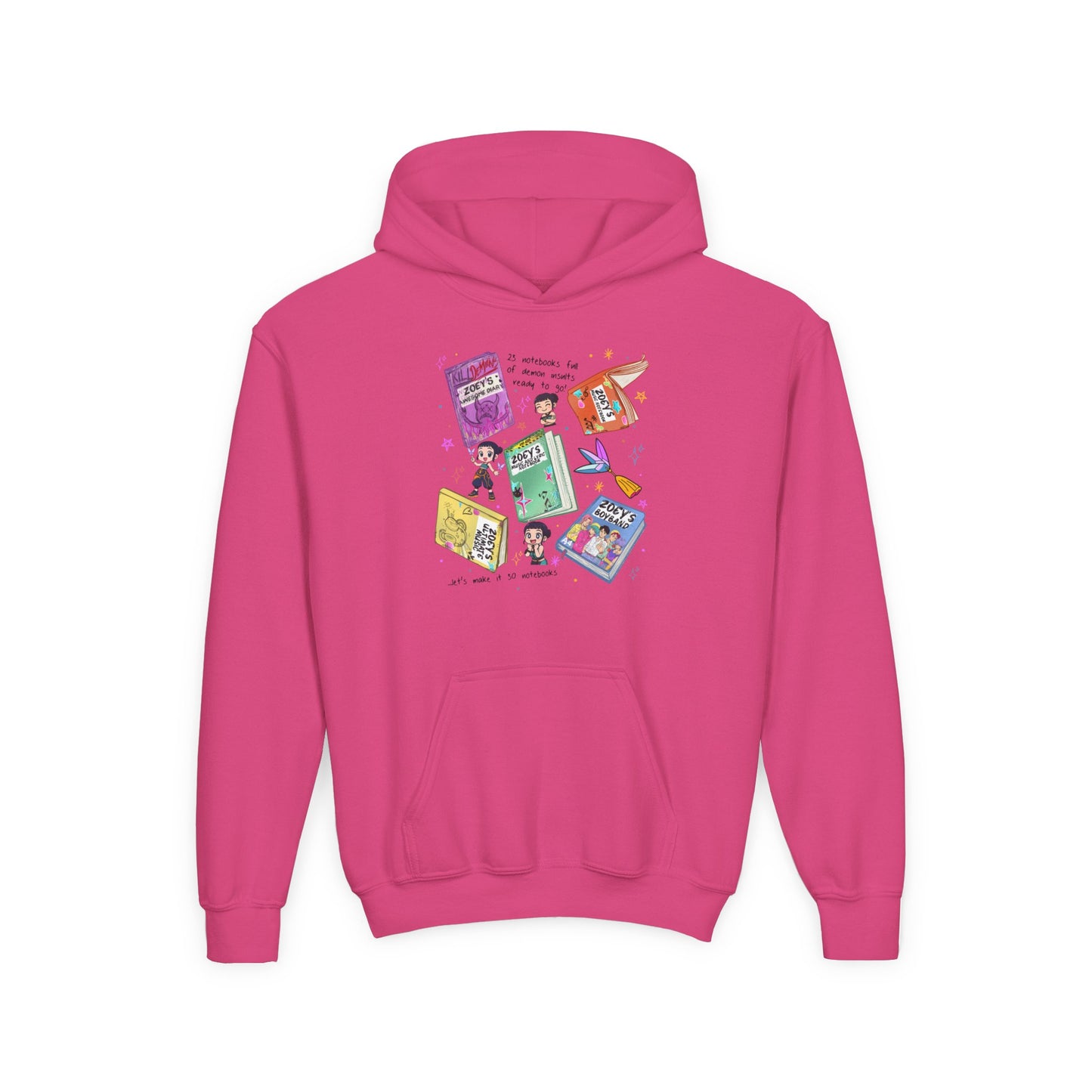 K-Pop Zoe's Books Youth Hooded Sweatshirt