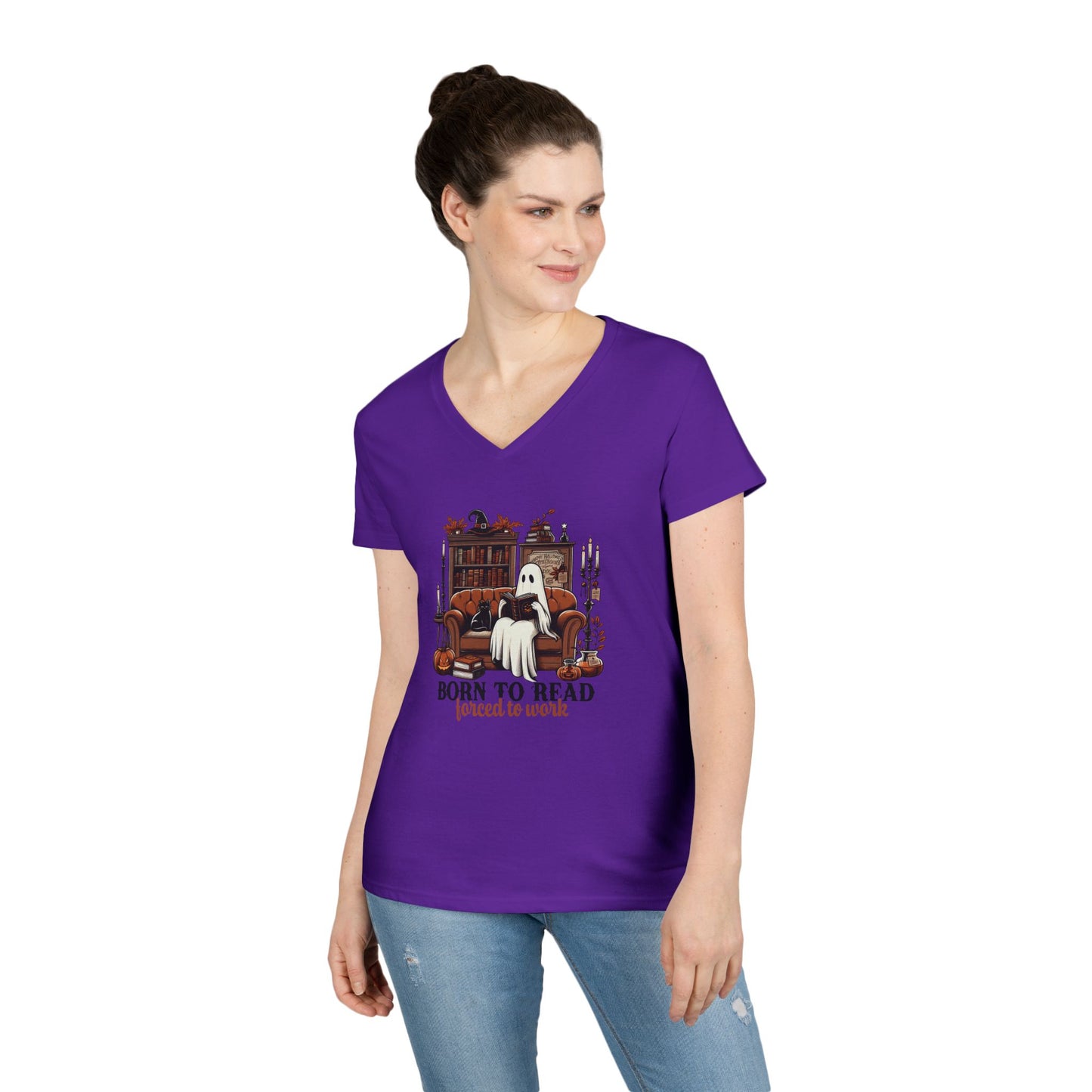 Forced to Work V-Neck T-Shirt