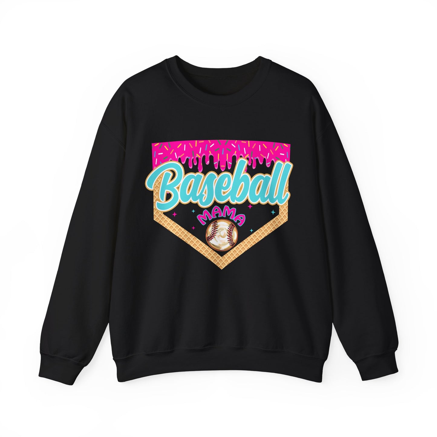 Customizable Baseball Mama Crewneck Sweatshirt