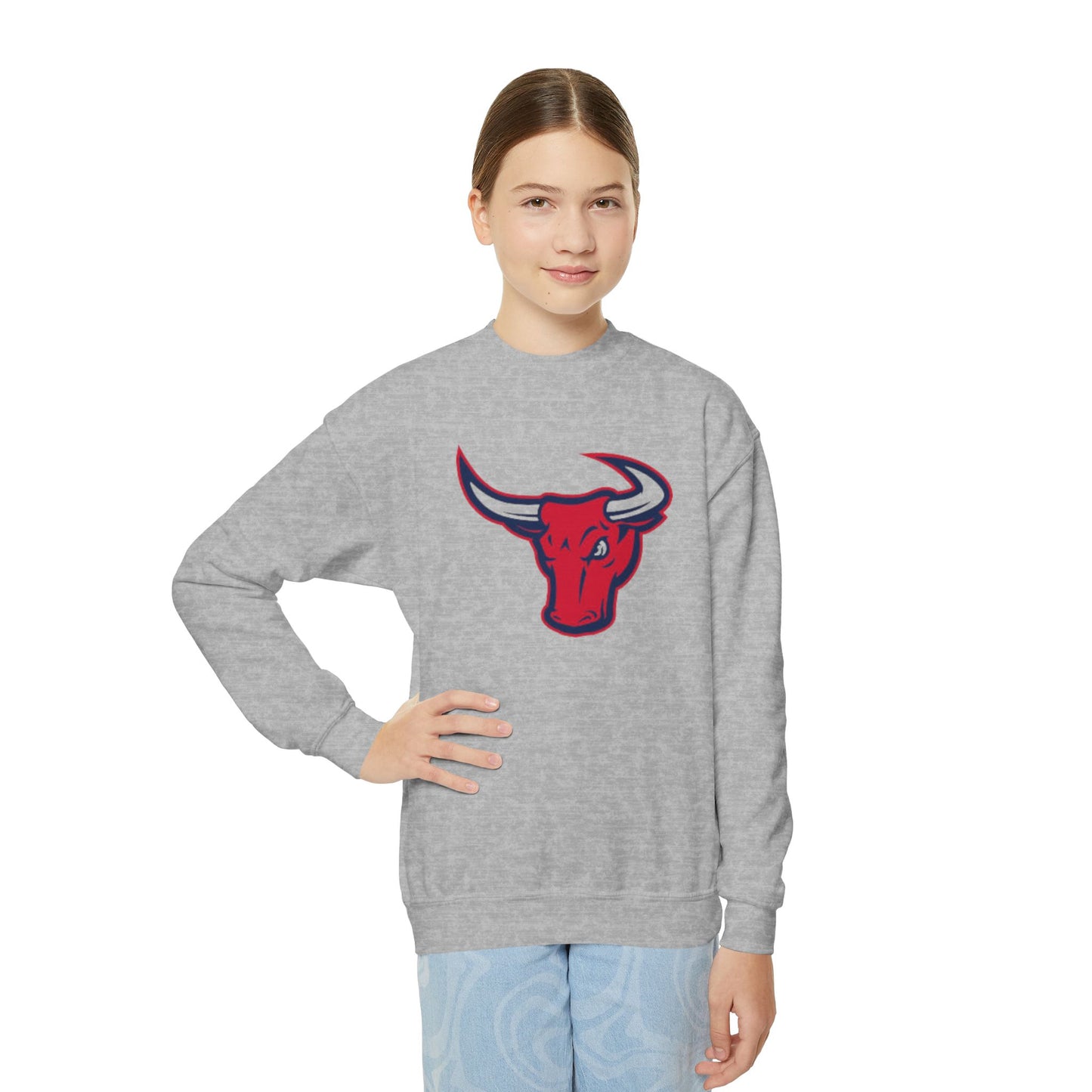 Youth WLA Bull Crewneck Sweatshirt