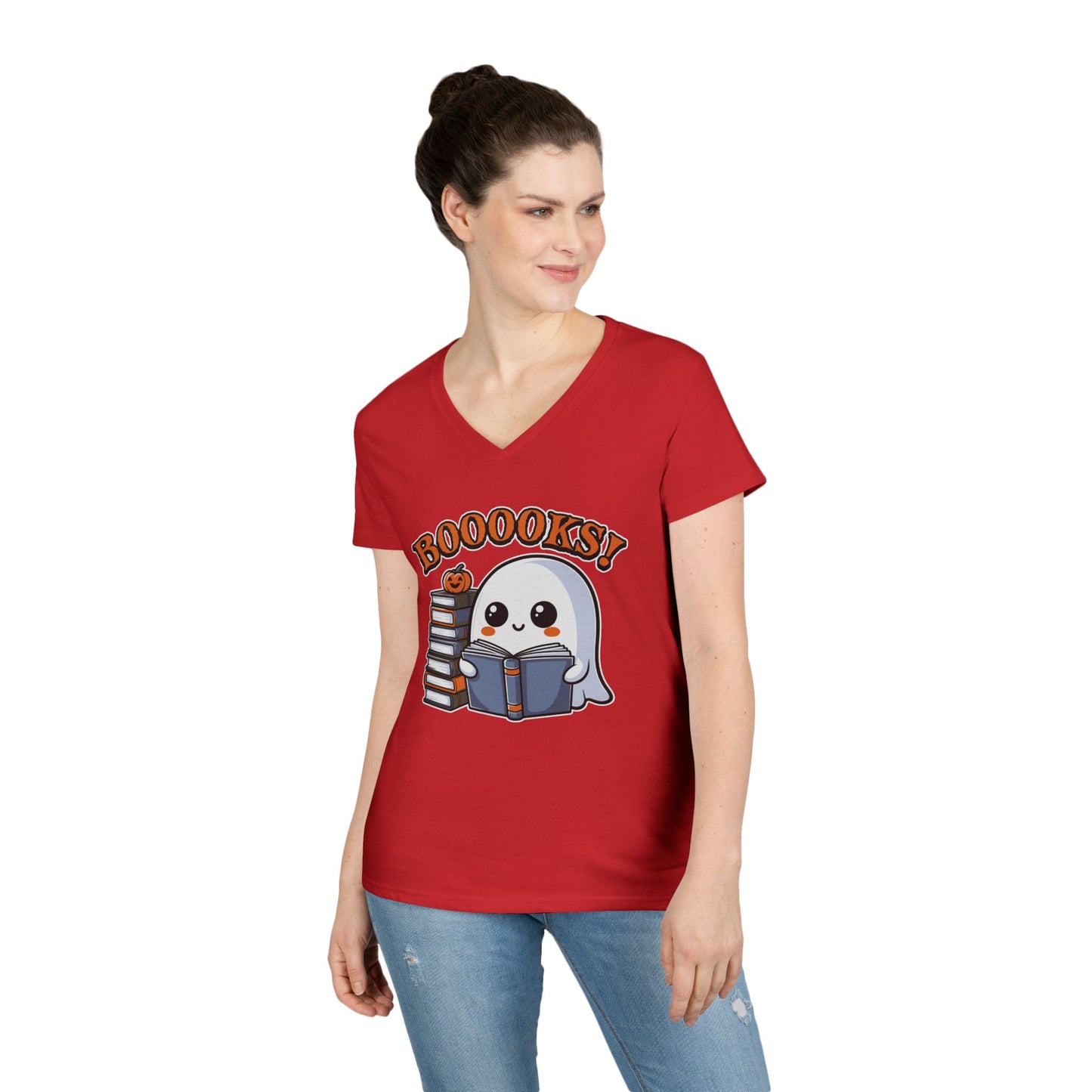Booooks V-Neck T-Shirt
